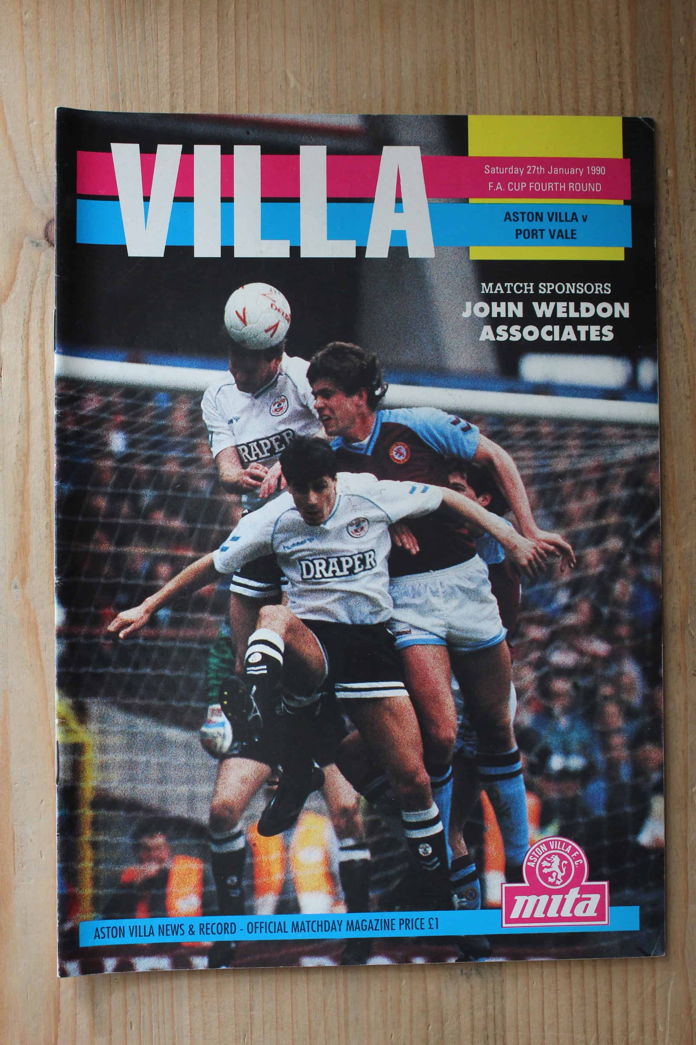 Aston Villa FC v Port Vale FC