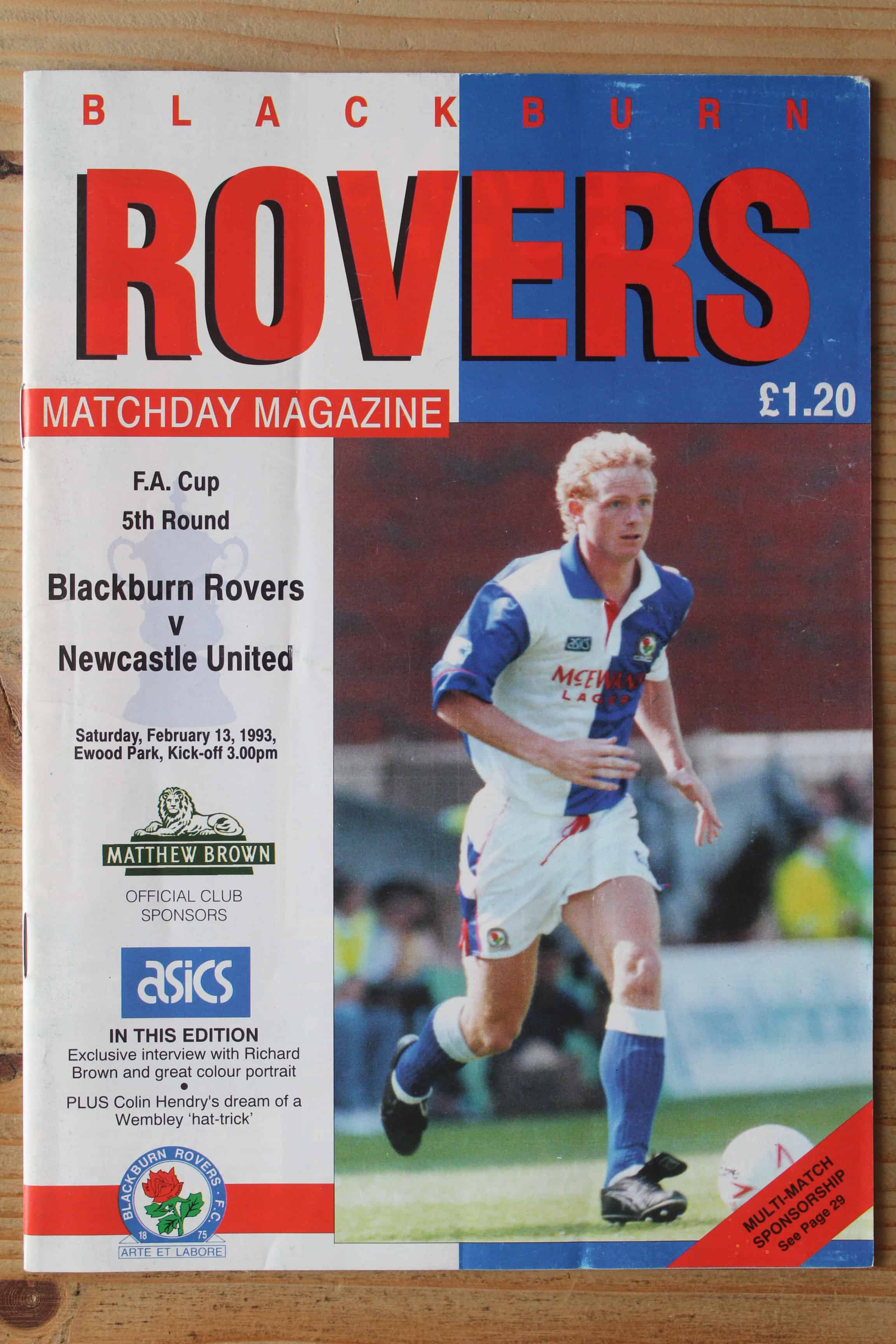 Blackburn Rovers FC v Newcastle United FC