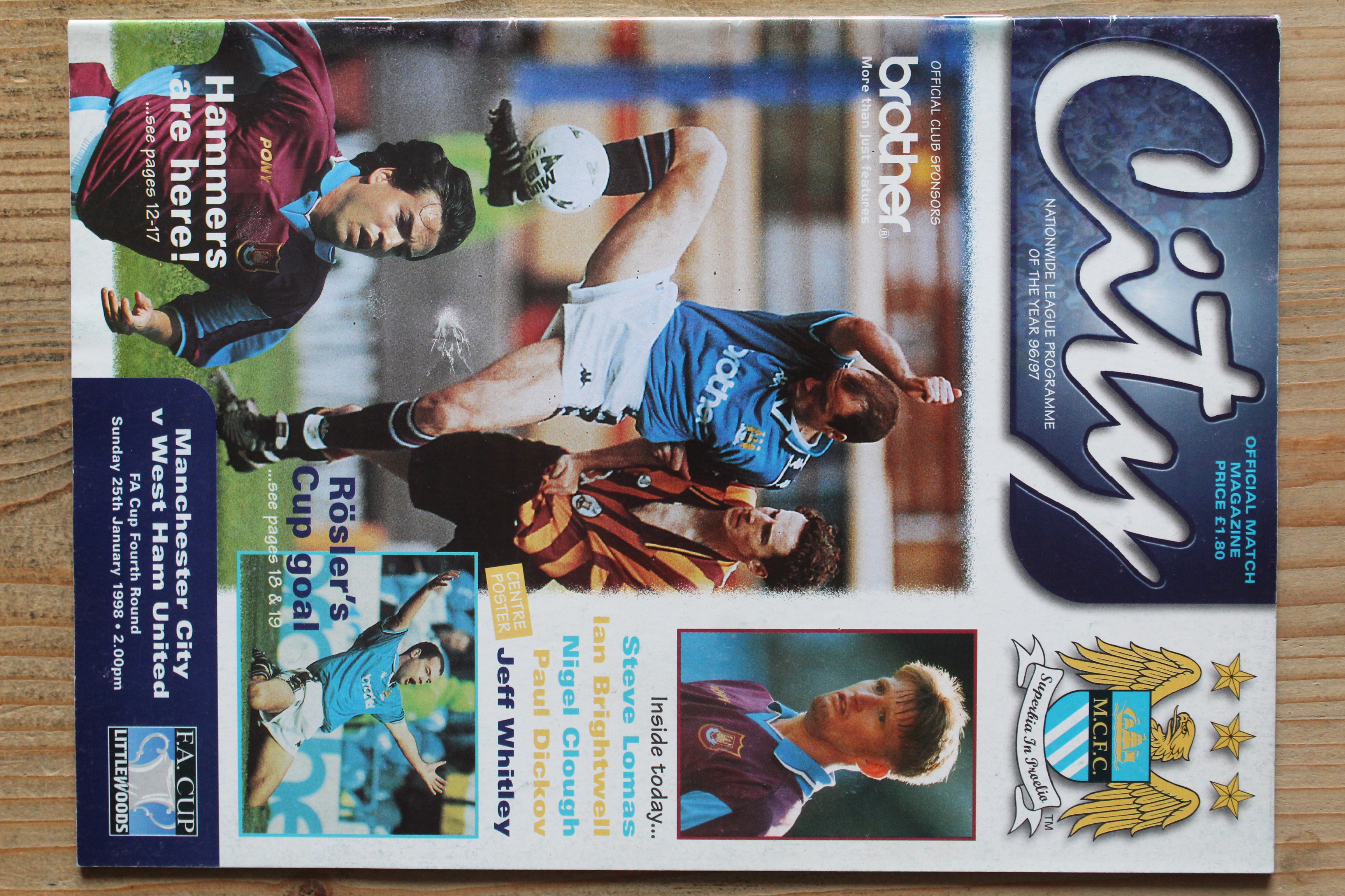 Manchester City FC v West Ham United FC