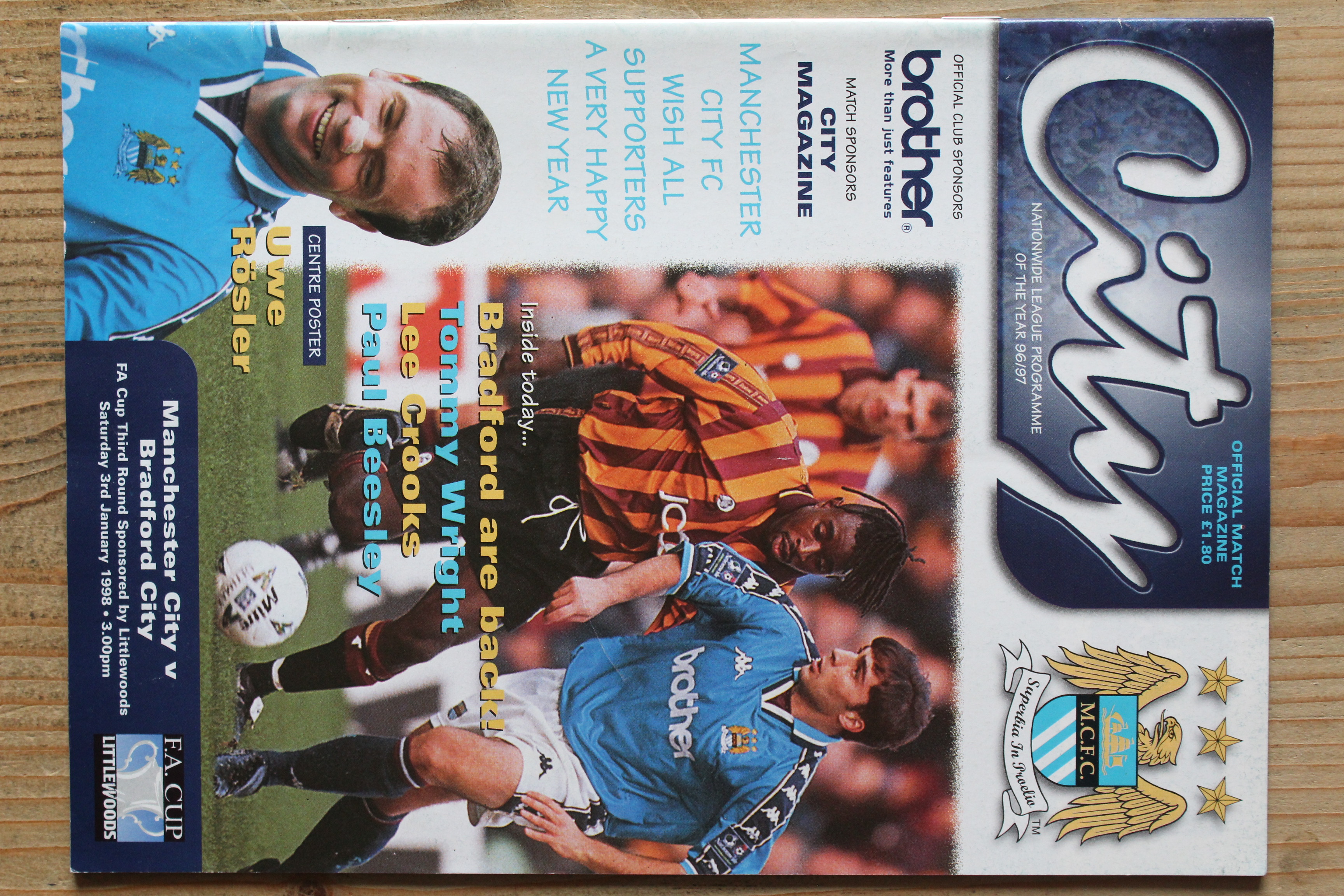 Manchester City FC v Bradford City FC