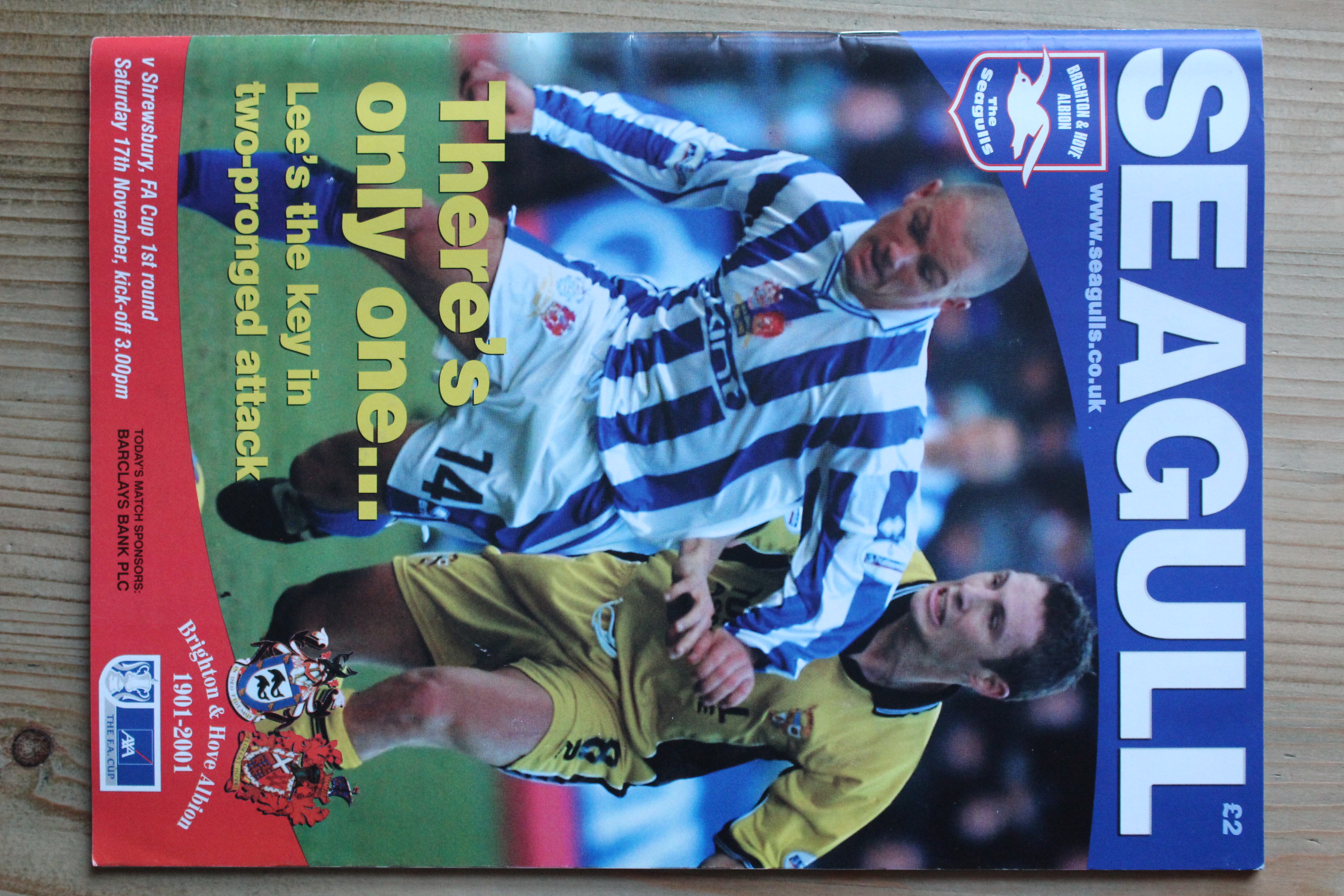 Brighton & Hove Albion FC v Shrewsbury Town FC