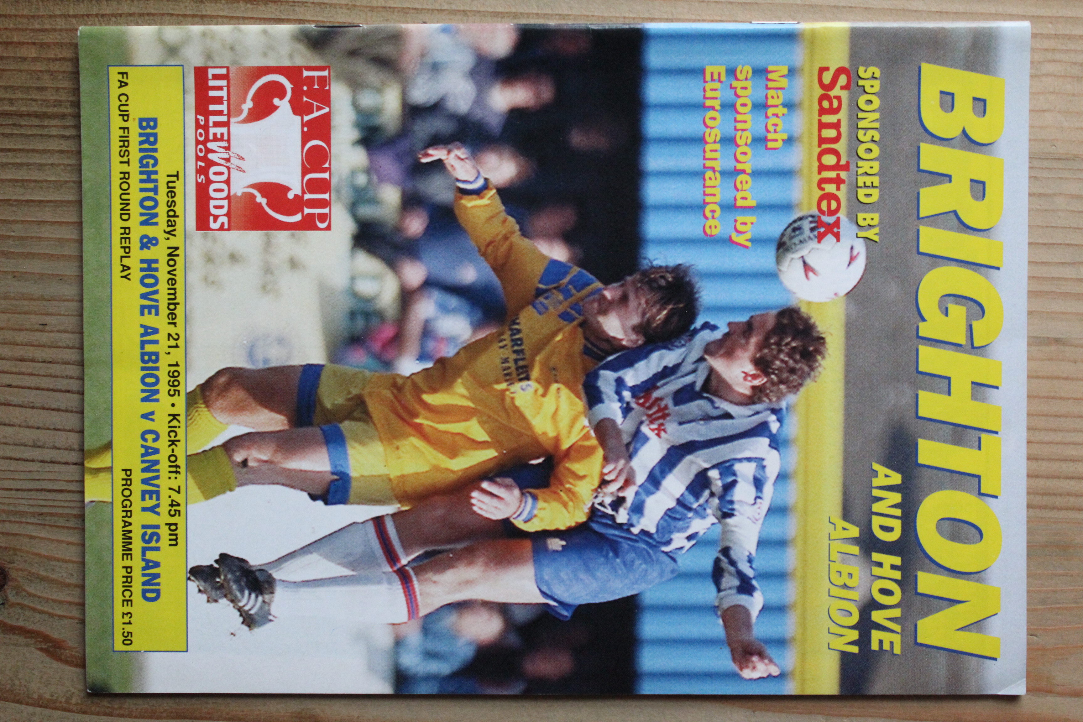 Brighton & Hove Albion FC v Canvey Island 