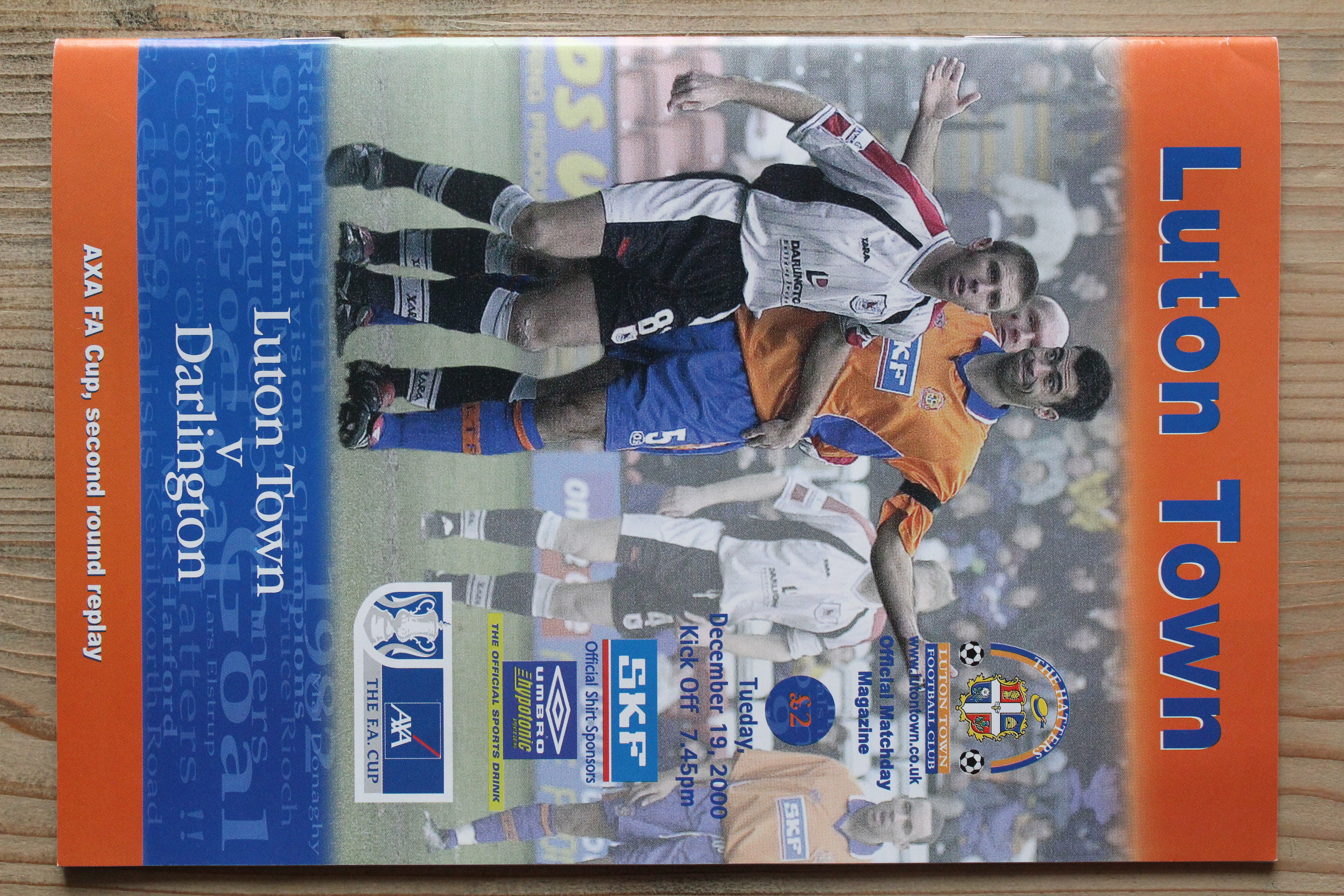 Luton Town FC v Darlington FC