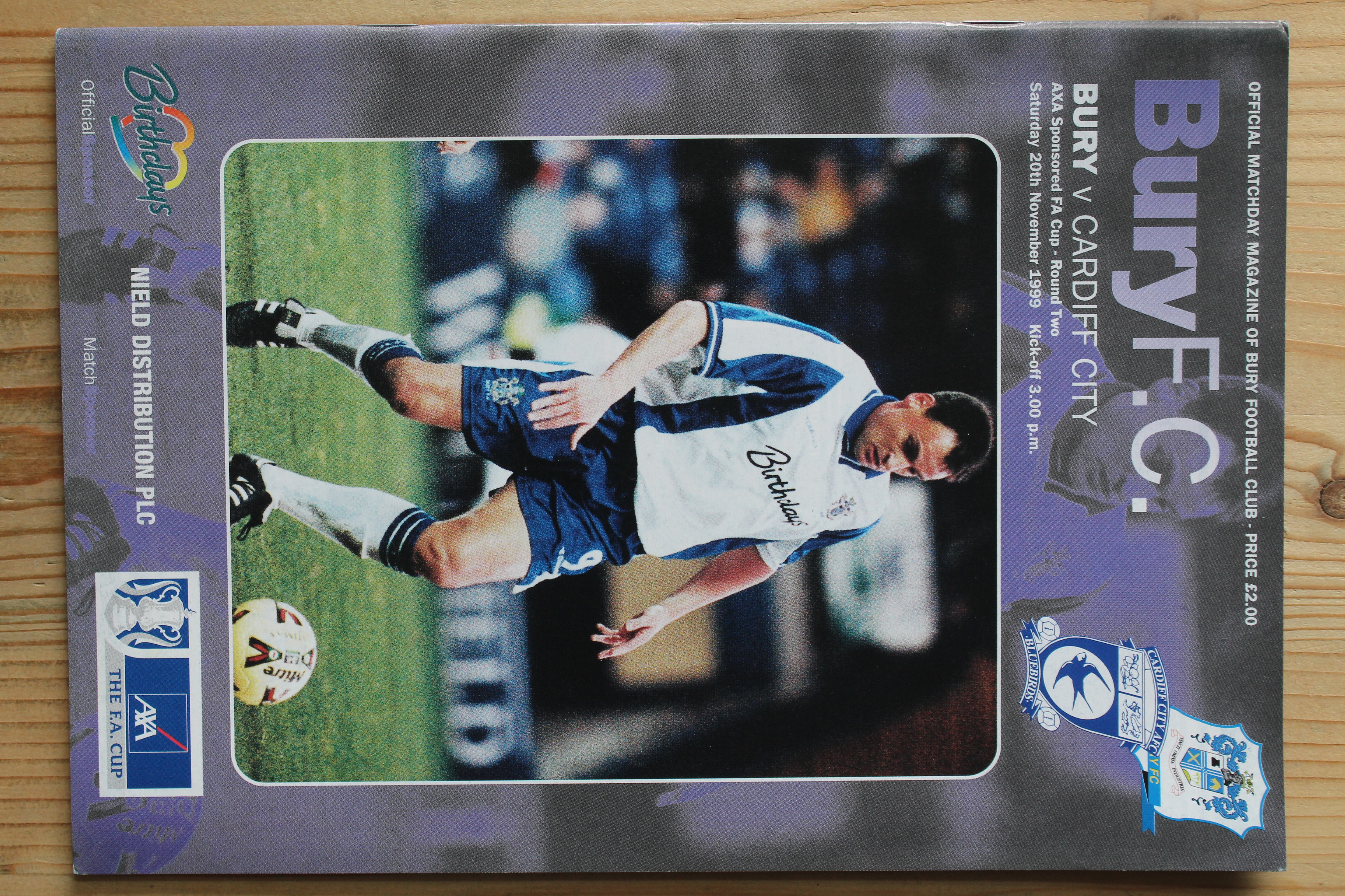 Bury FC v Cardiff City FC