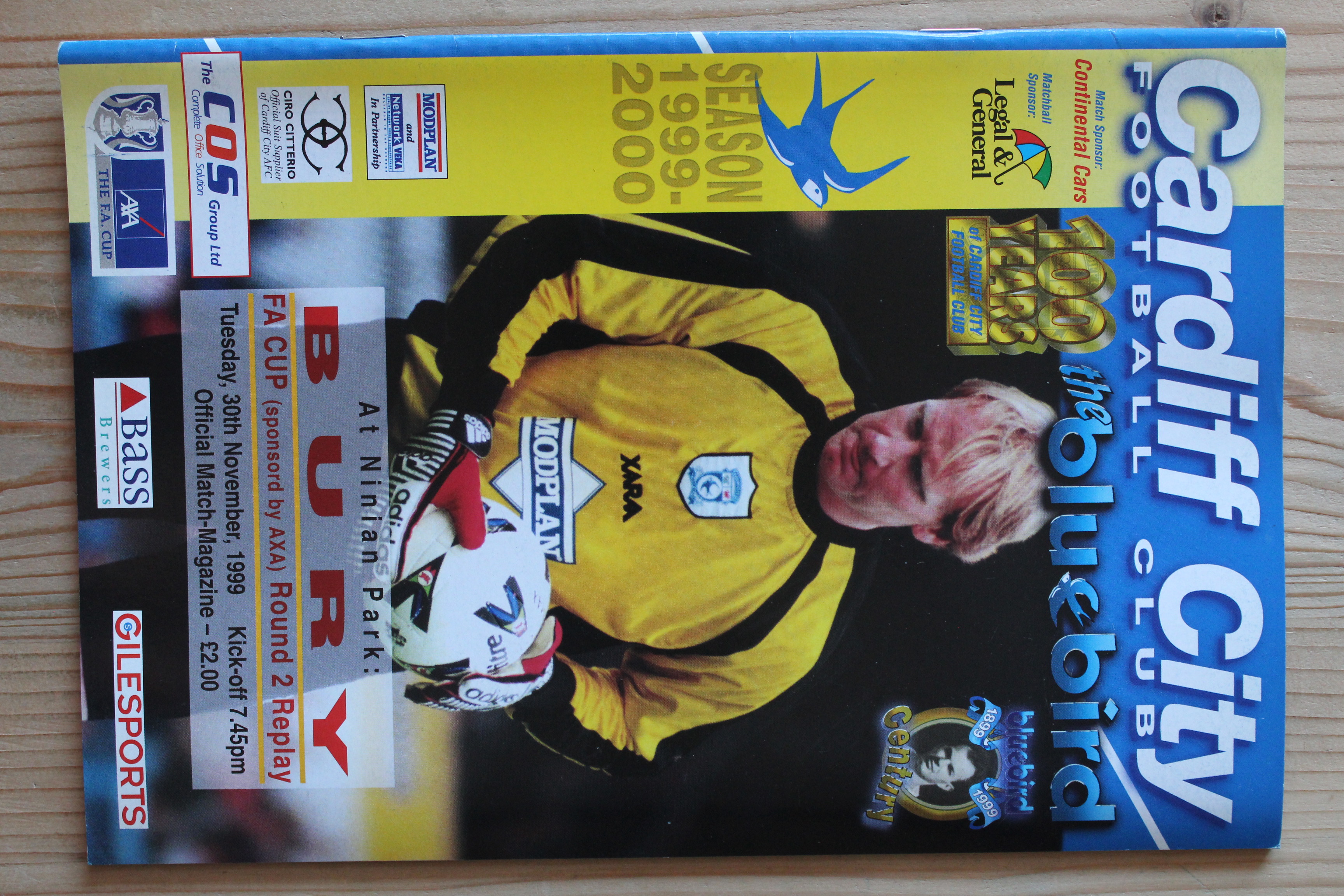 Cardiff City FC v Bury FC