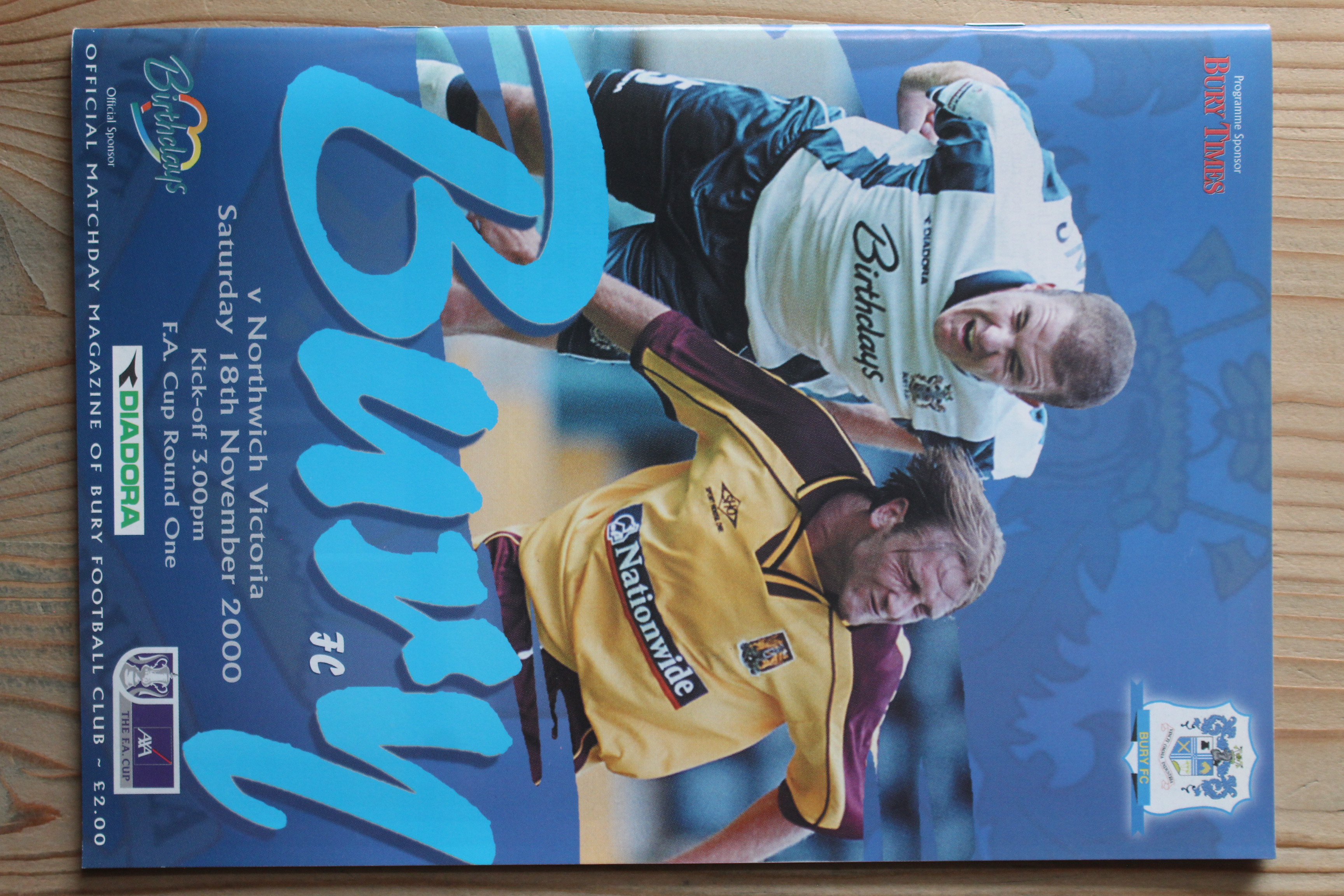 Bury FC v Northwich Victoria