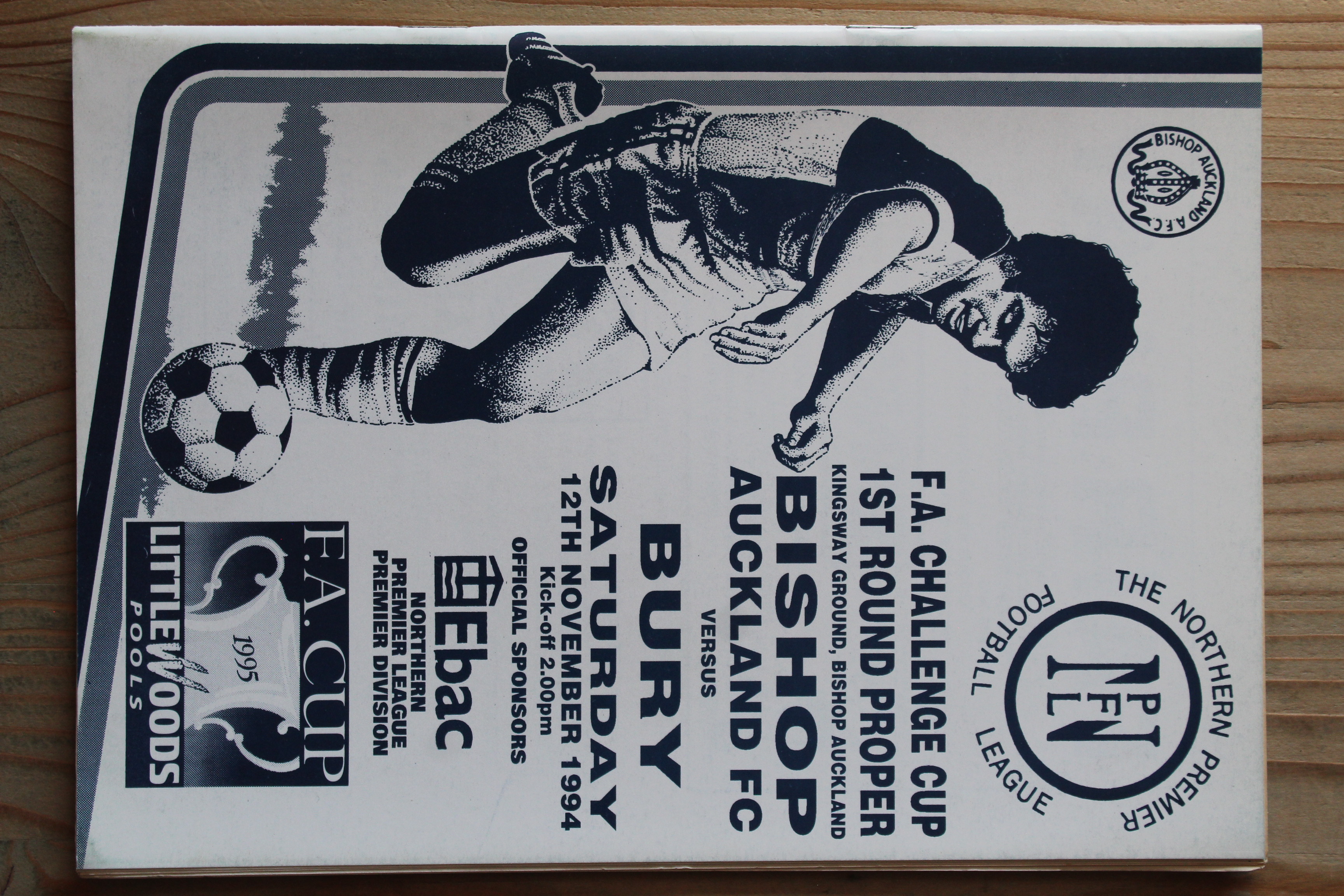 Bishop Auckland v Bury FC