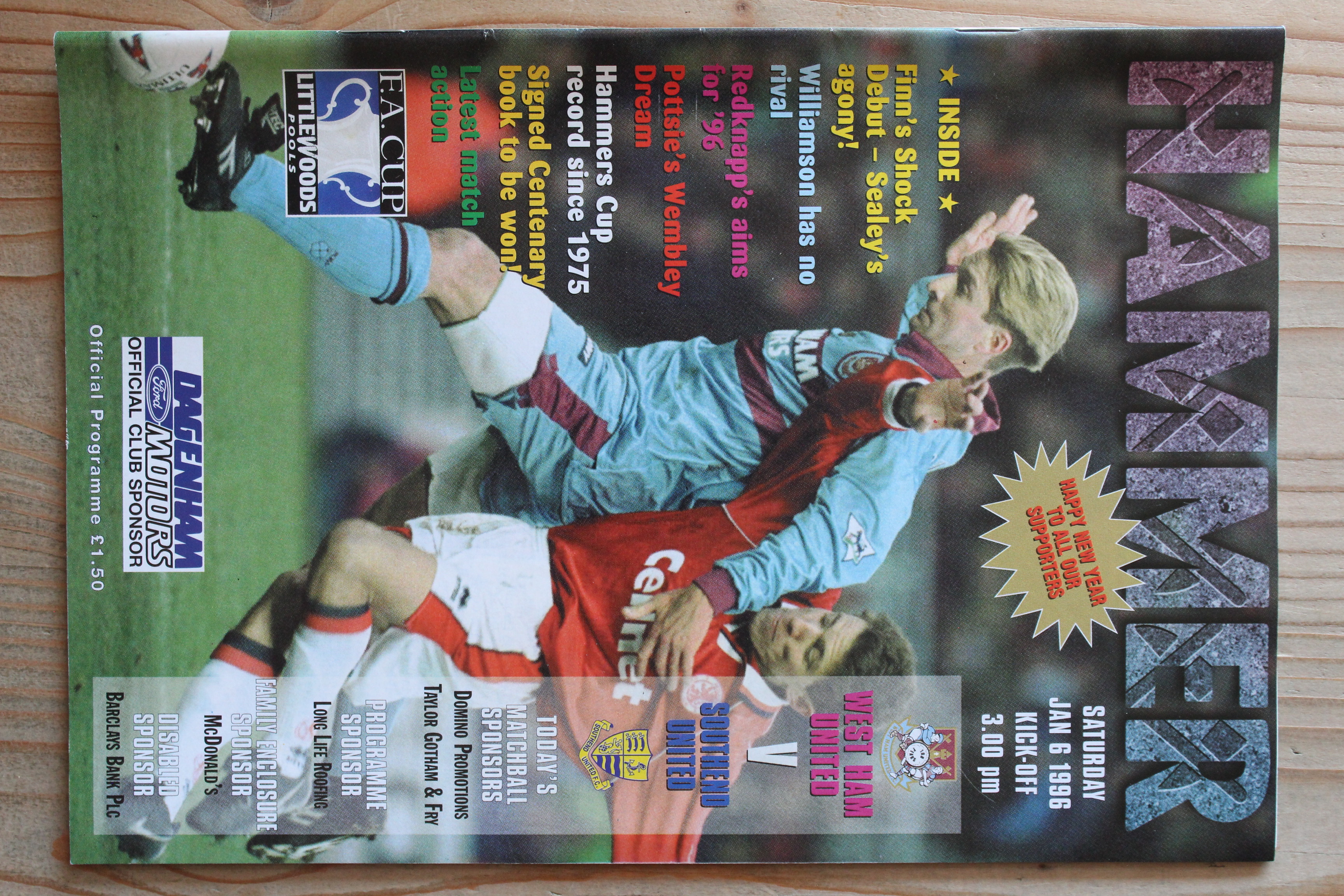 West Ham United FC v Southend United FC