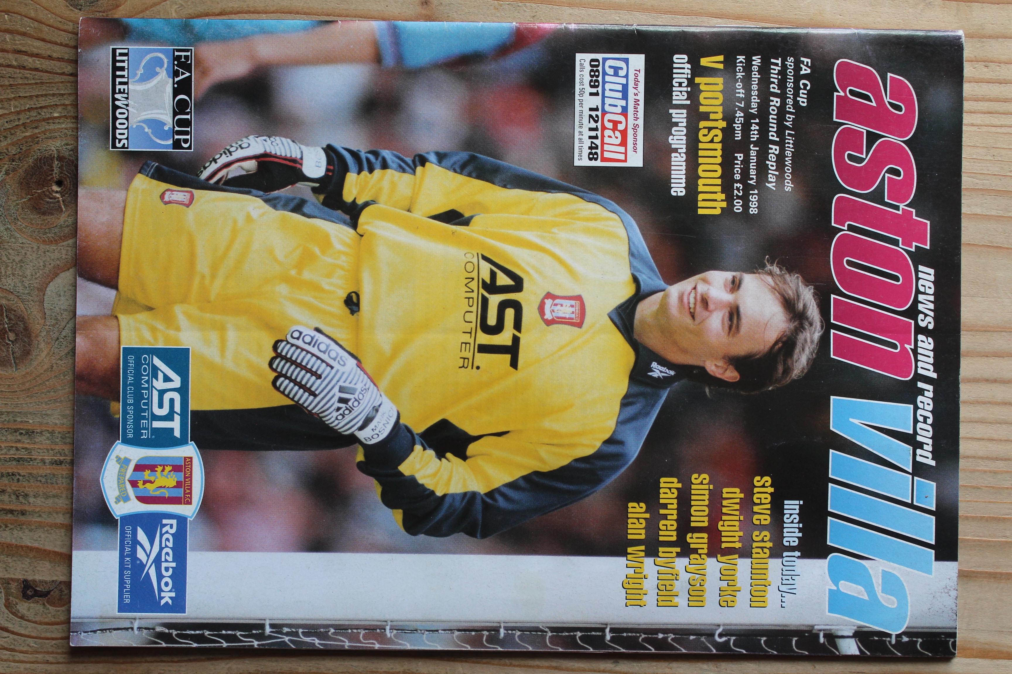 Aston Villa FC v Portsmouth FC