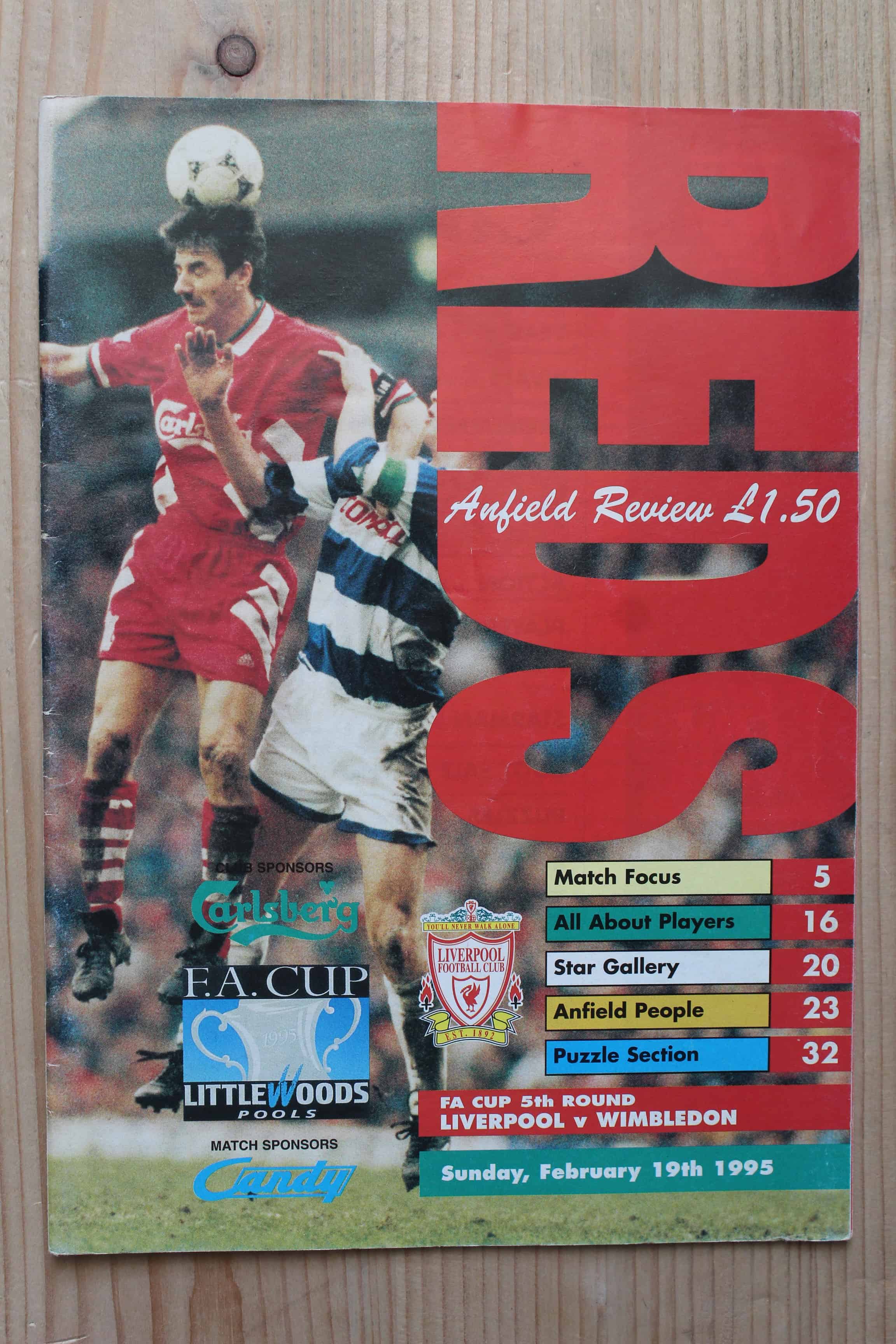 Liverpool FC v Wimbledon