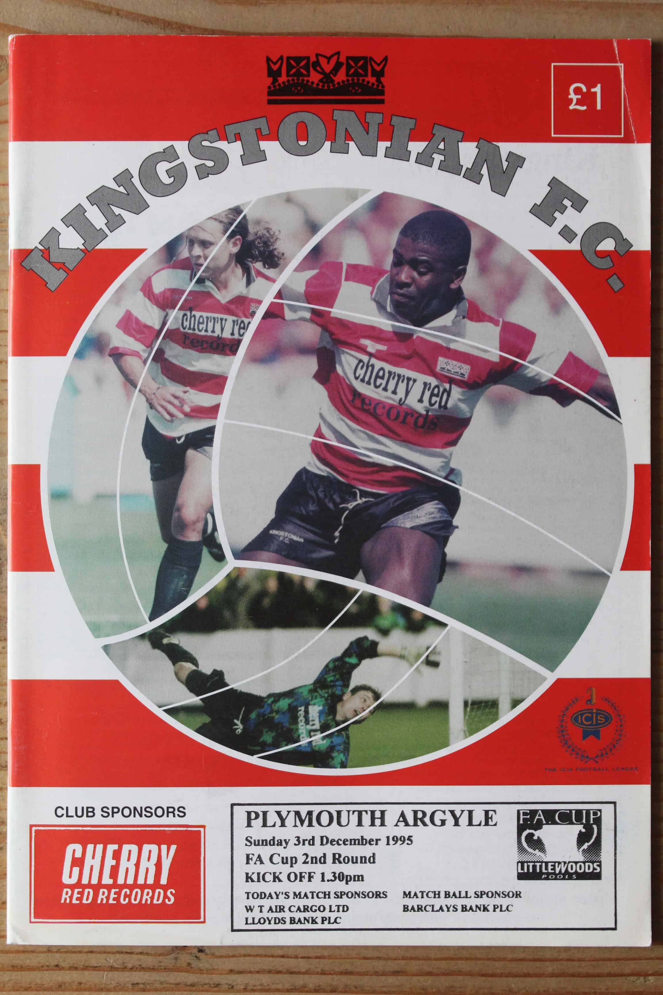 Kingstonian FC v Plymouth Argyle FC