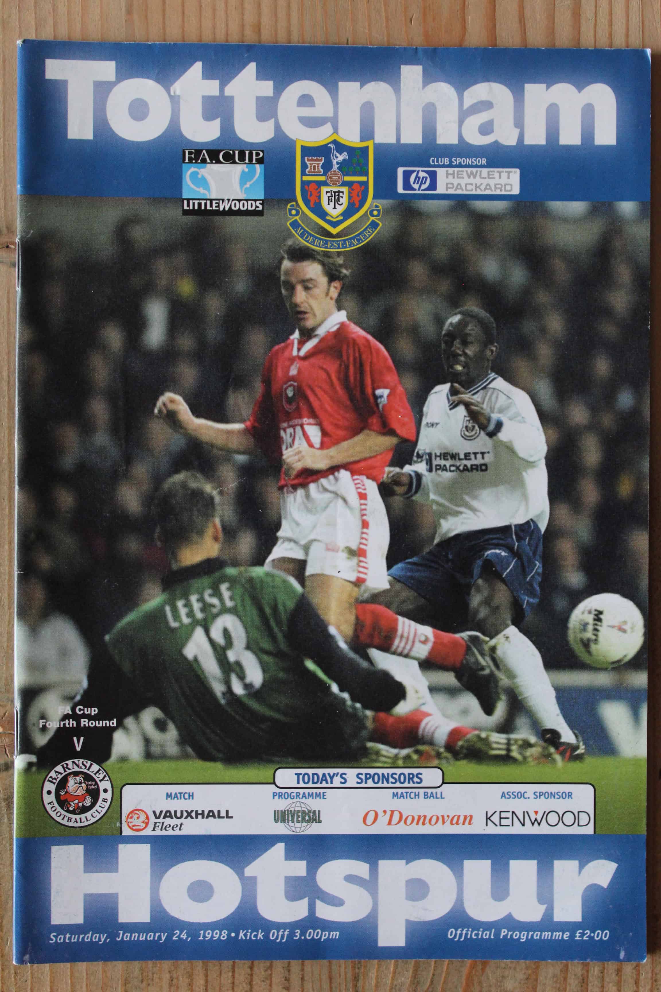 Tottenham Hotspur FC v Barnsley FC