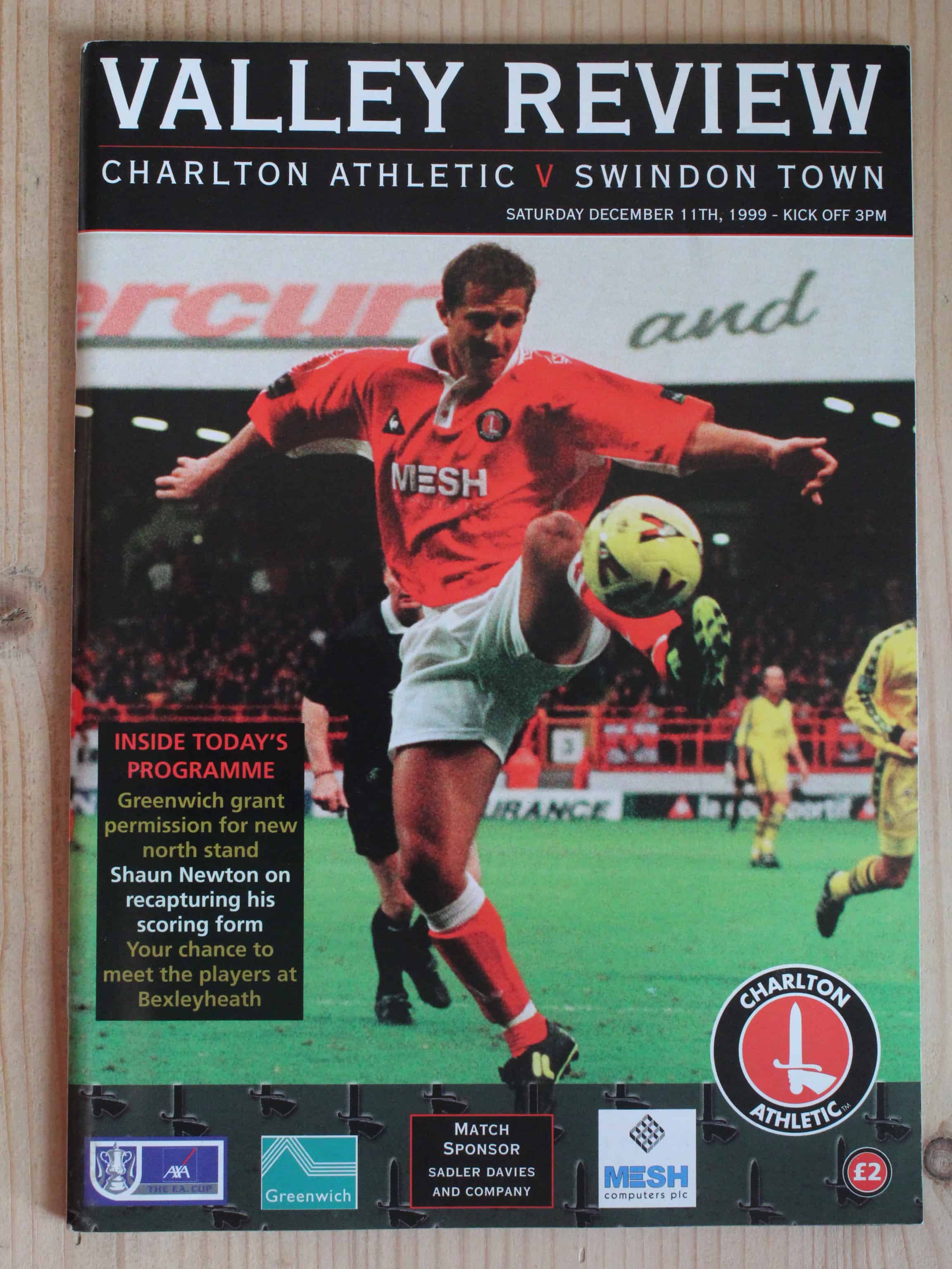 Charlton Athletic FC v Swindon Town FC