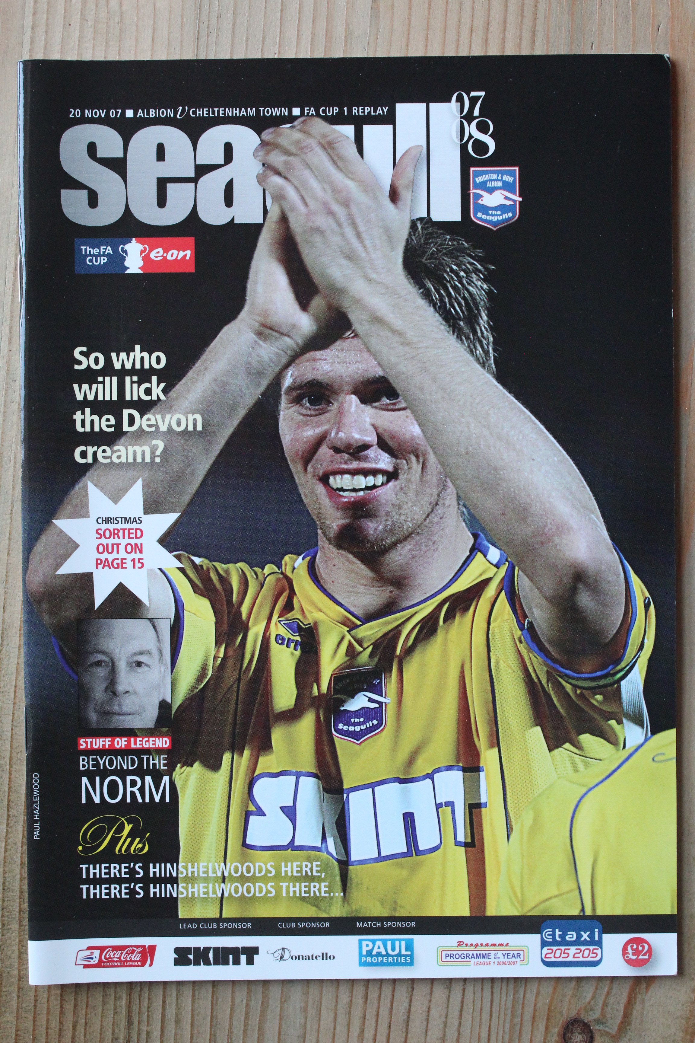 Brighton & Hove Albion FC v Cheltenham Town FC