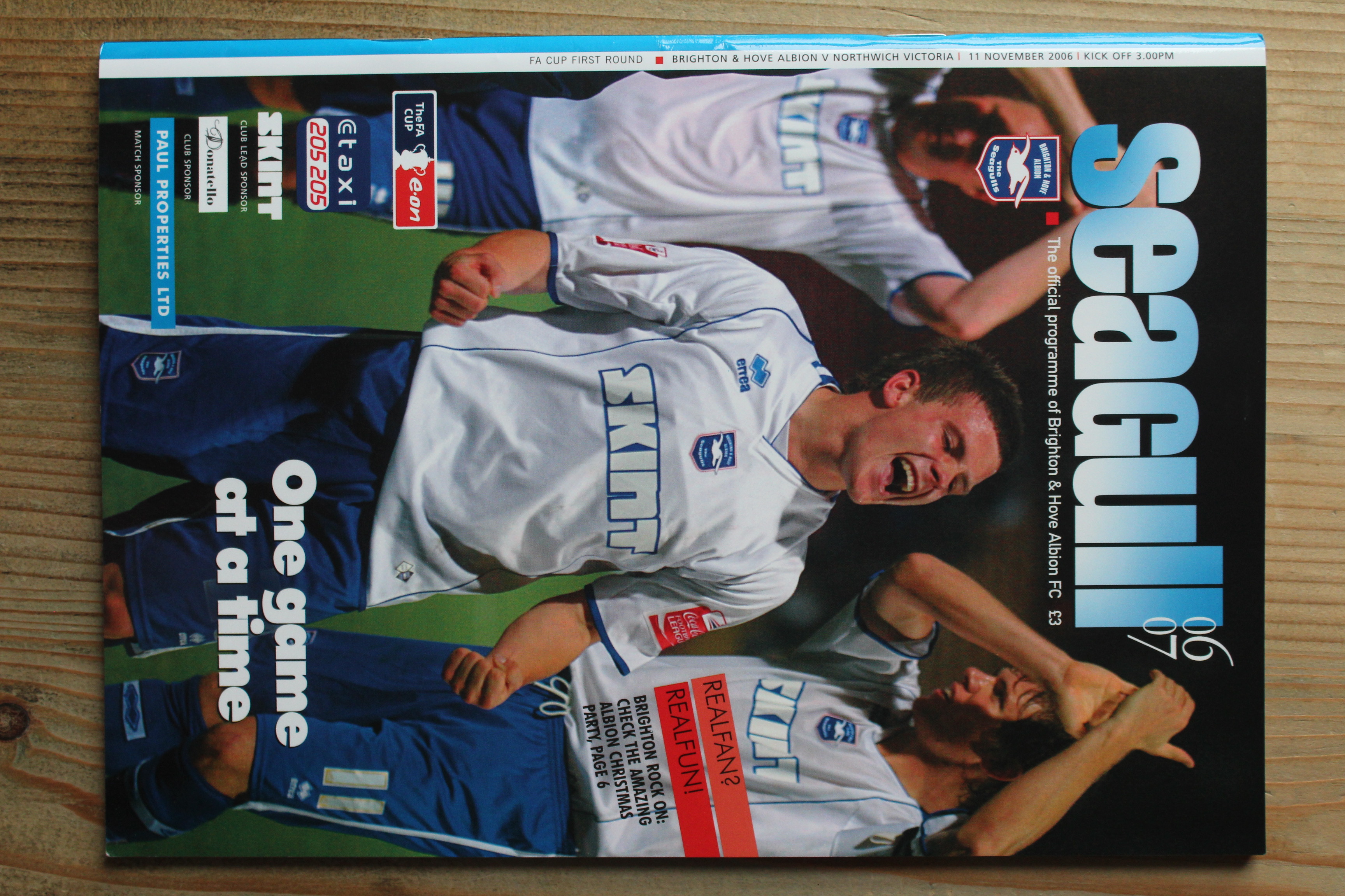 Brighton & Hove Albion FC v Northwich Victoria