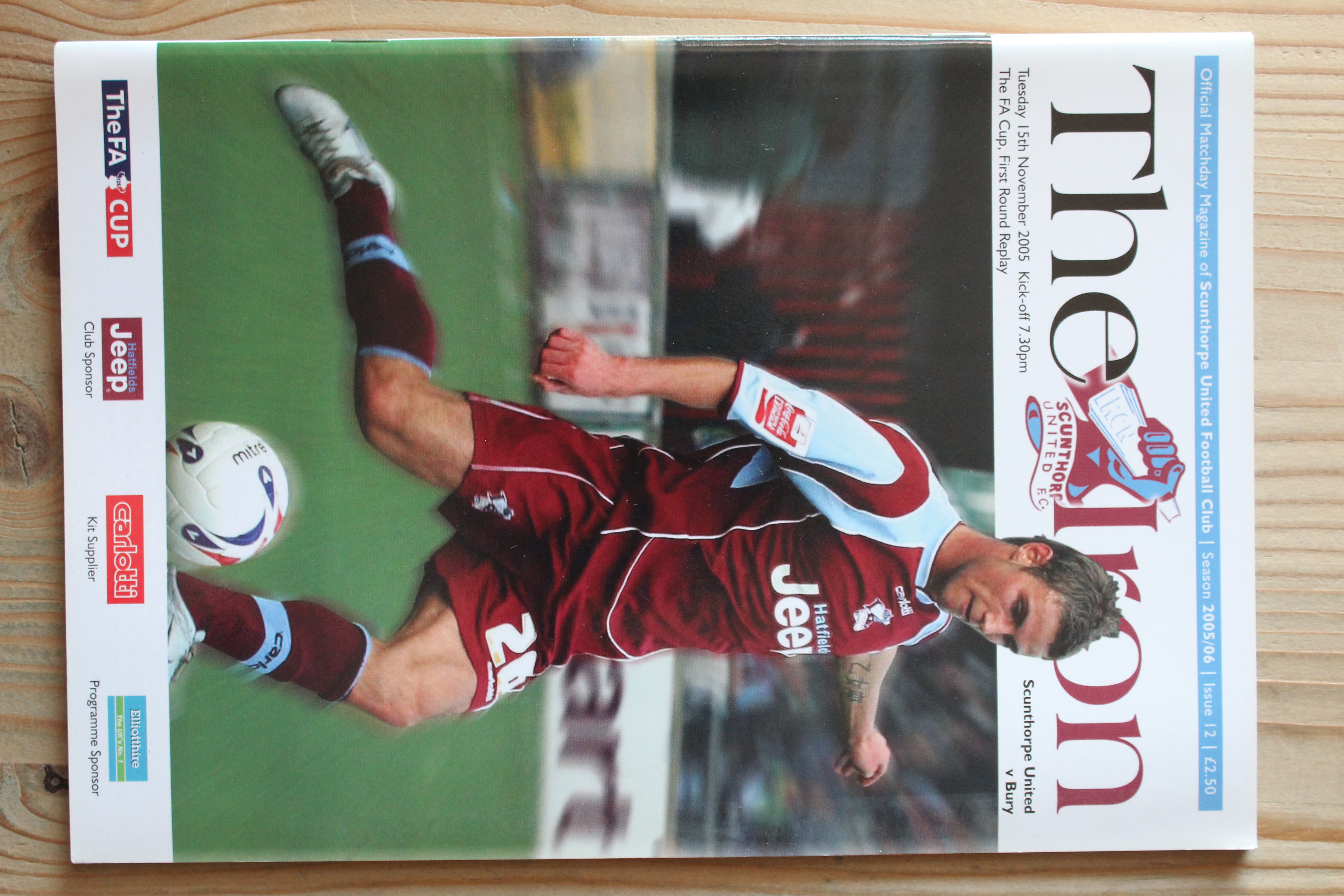 Scunthorpe United FC v Bury FC