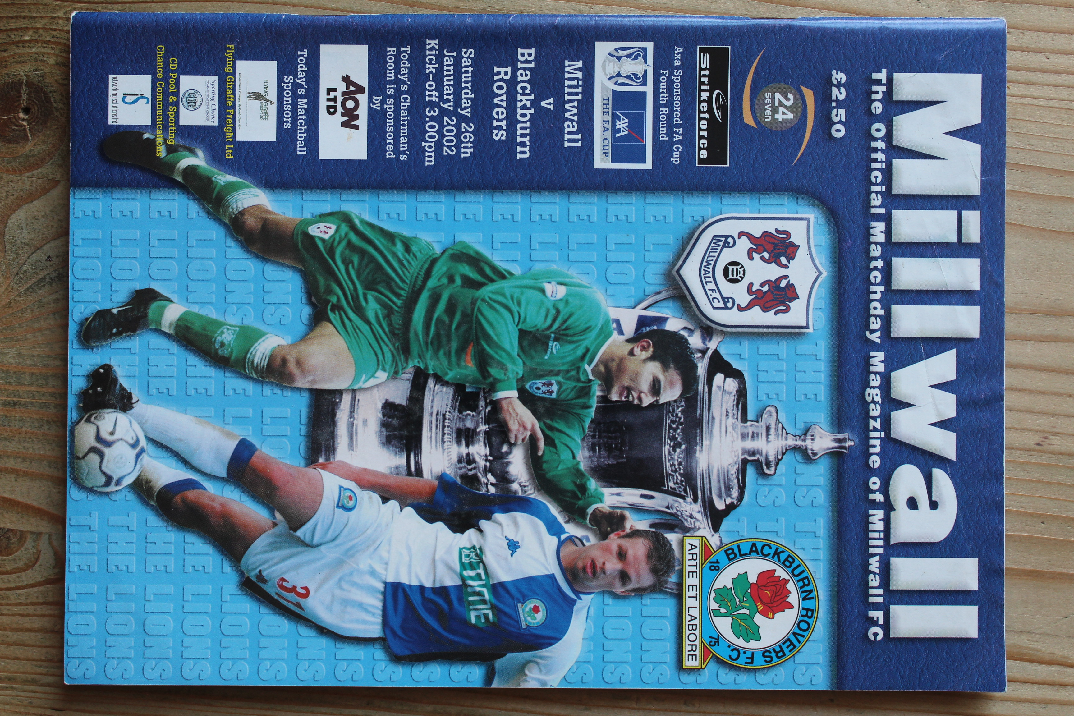Millwall FC v Blackburn Rovers FC