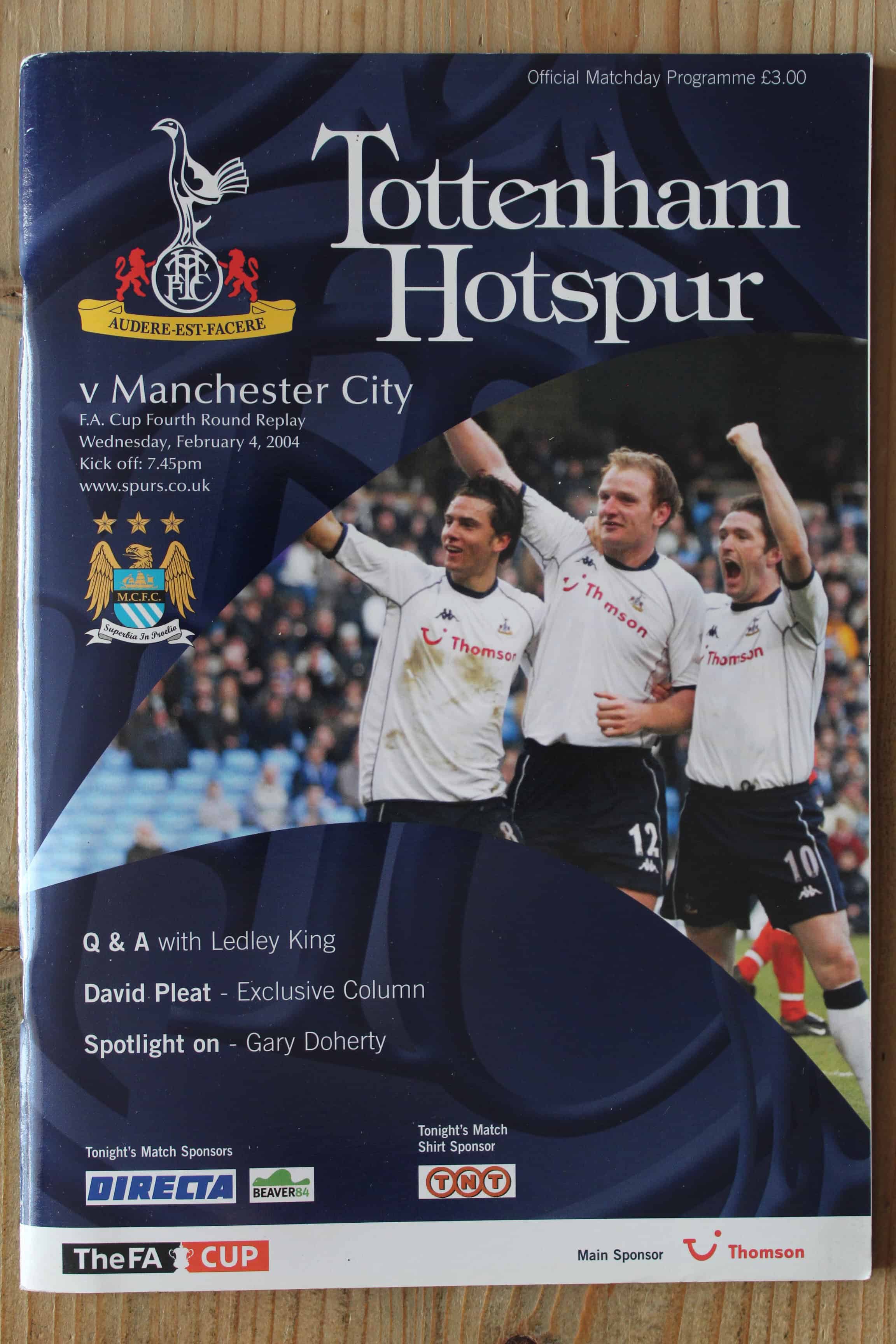 Tottenham Hotspur FC v Manchester City FC