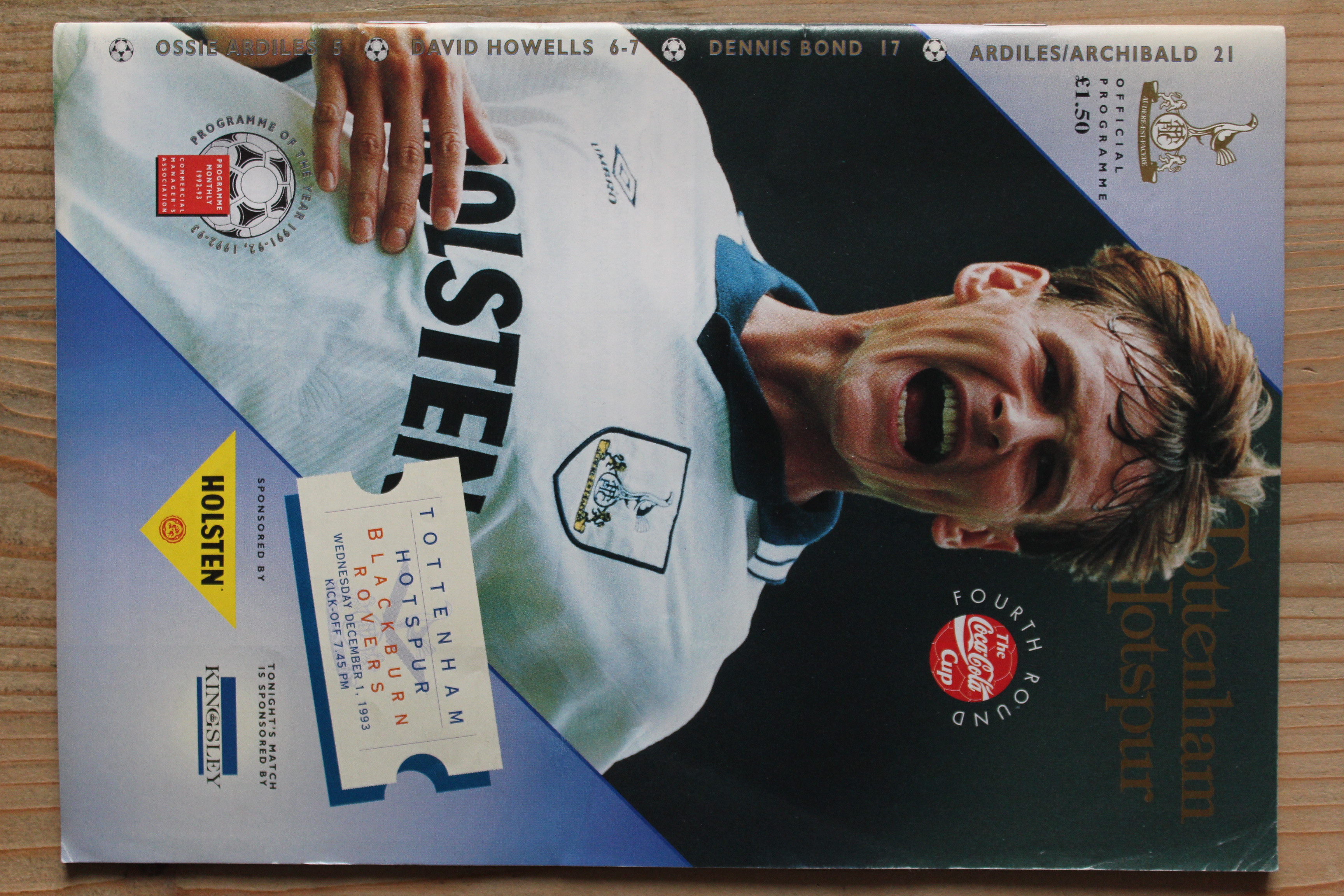 Tottenham Hotspur FC v Blackburn Rovers FC