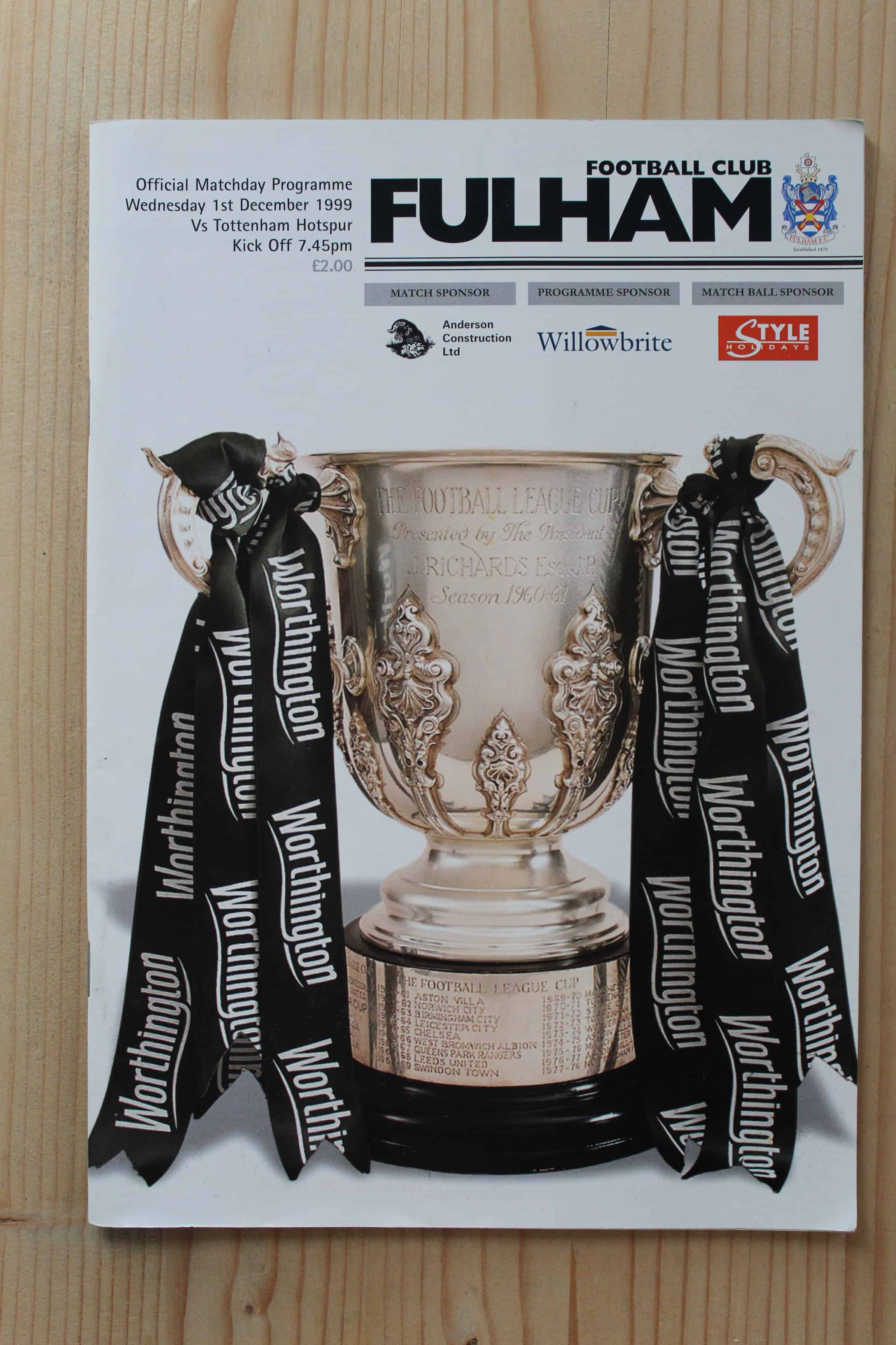 Fulham FC v Tottenham Hotspur FC