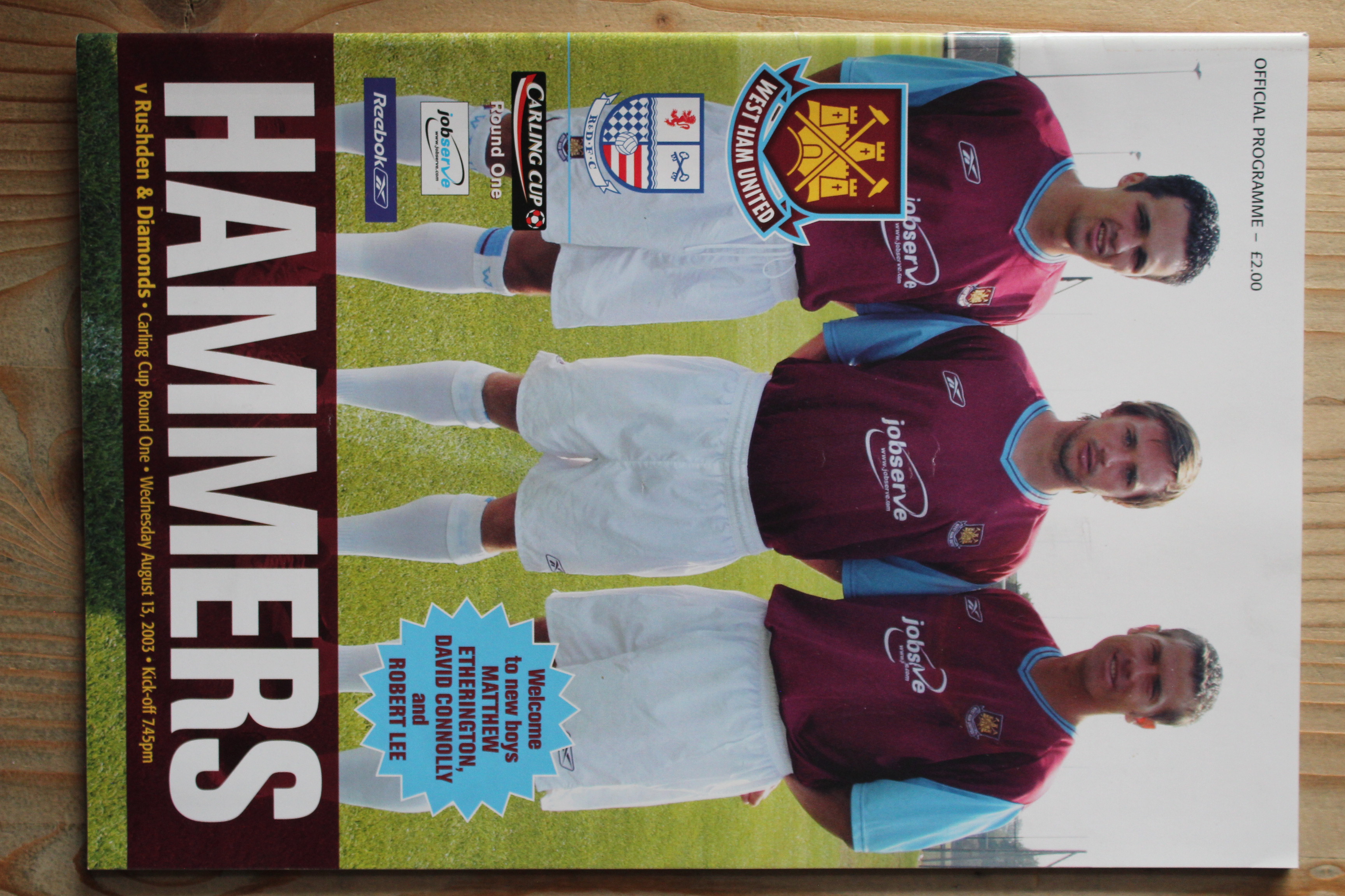 West Ham United FC v Rushden & Diamonds