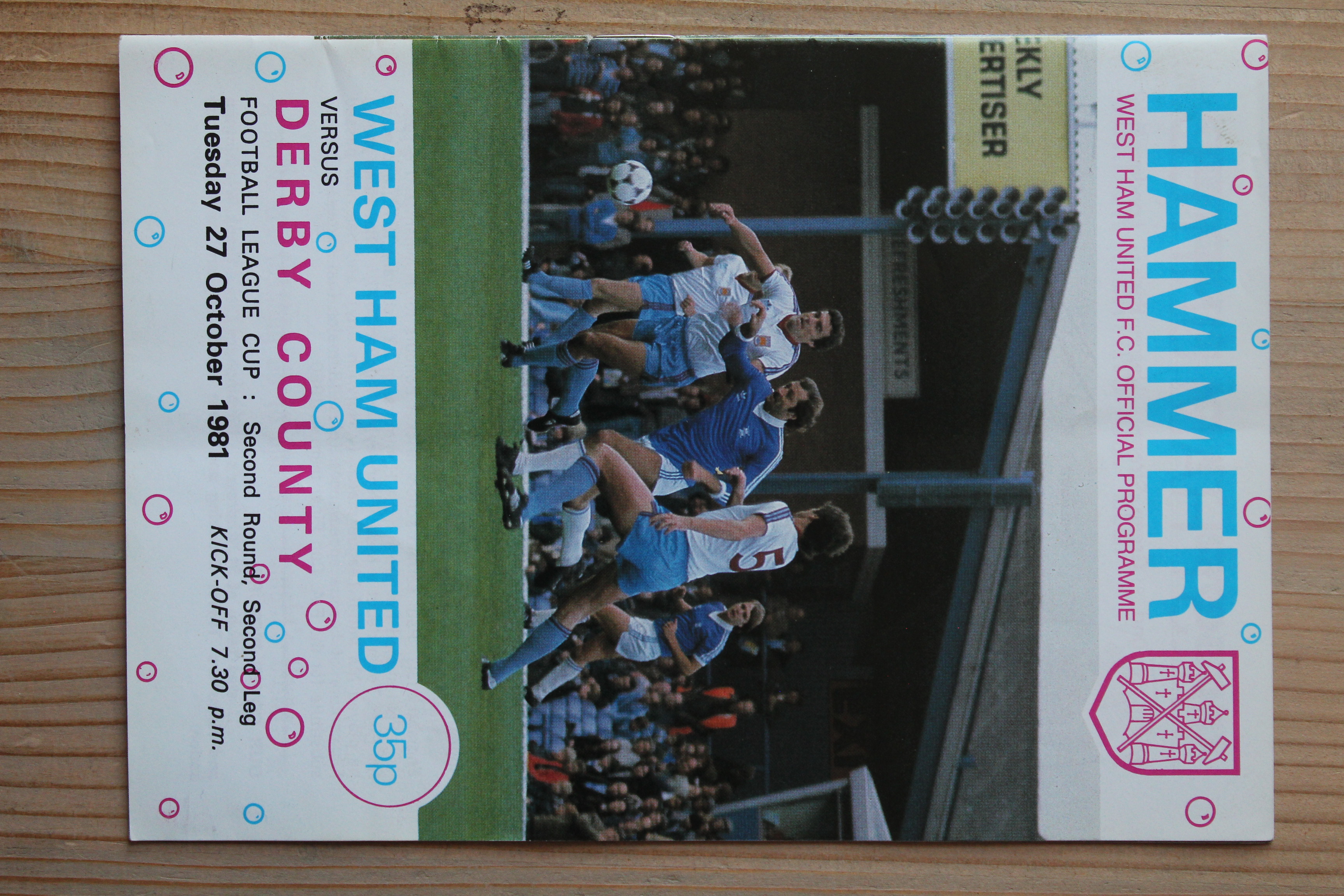 West Ham United FC v Derby County FC