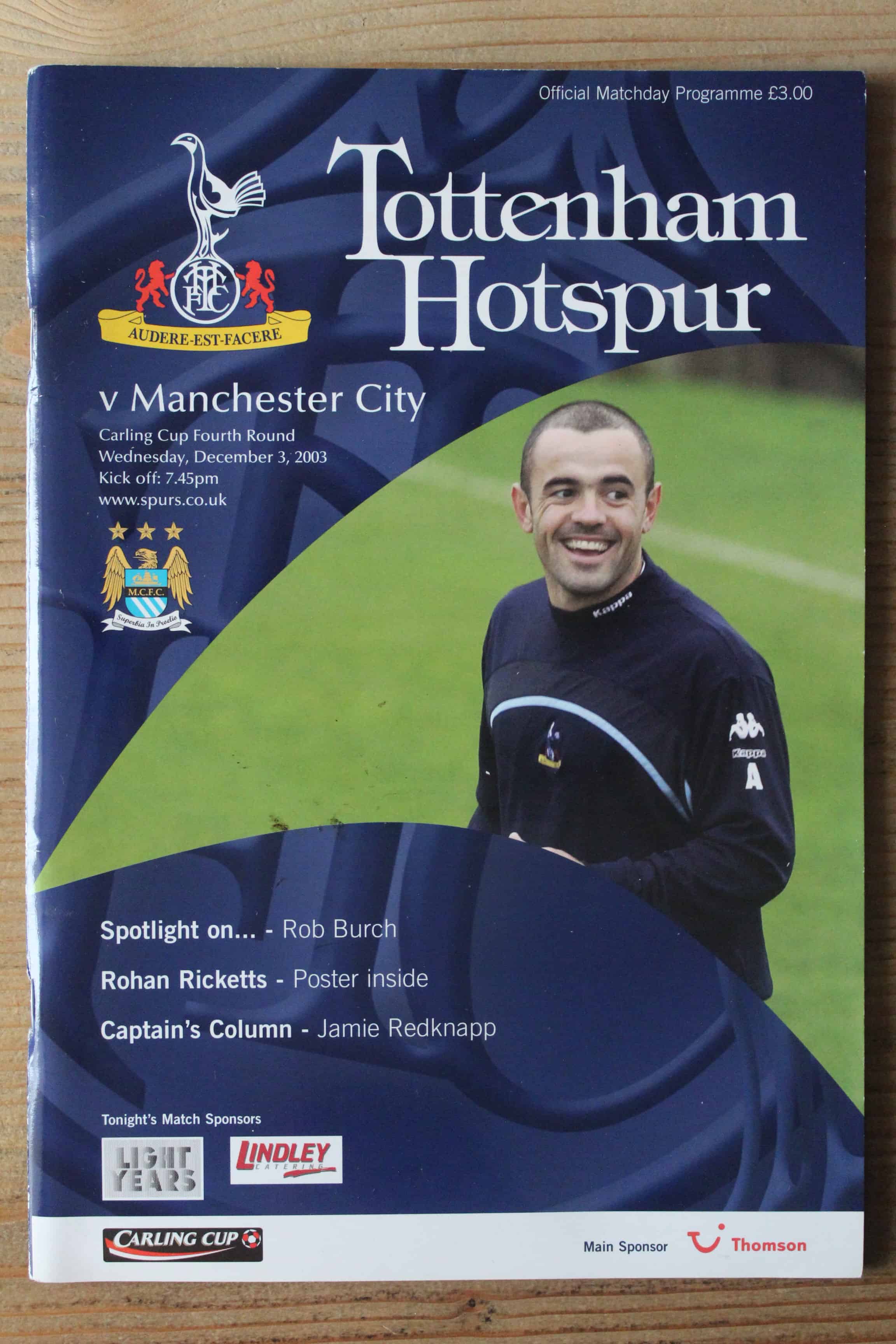 Tottenham Hotspur FC v Manchester City FC