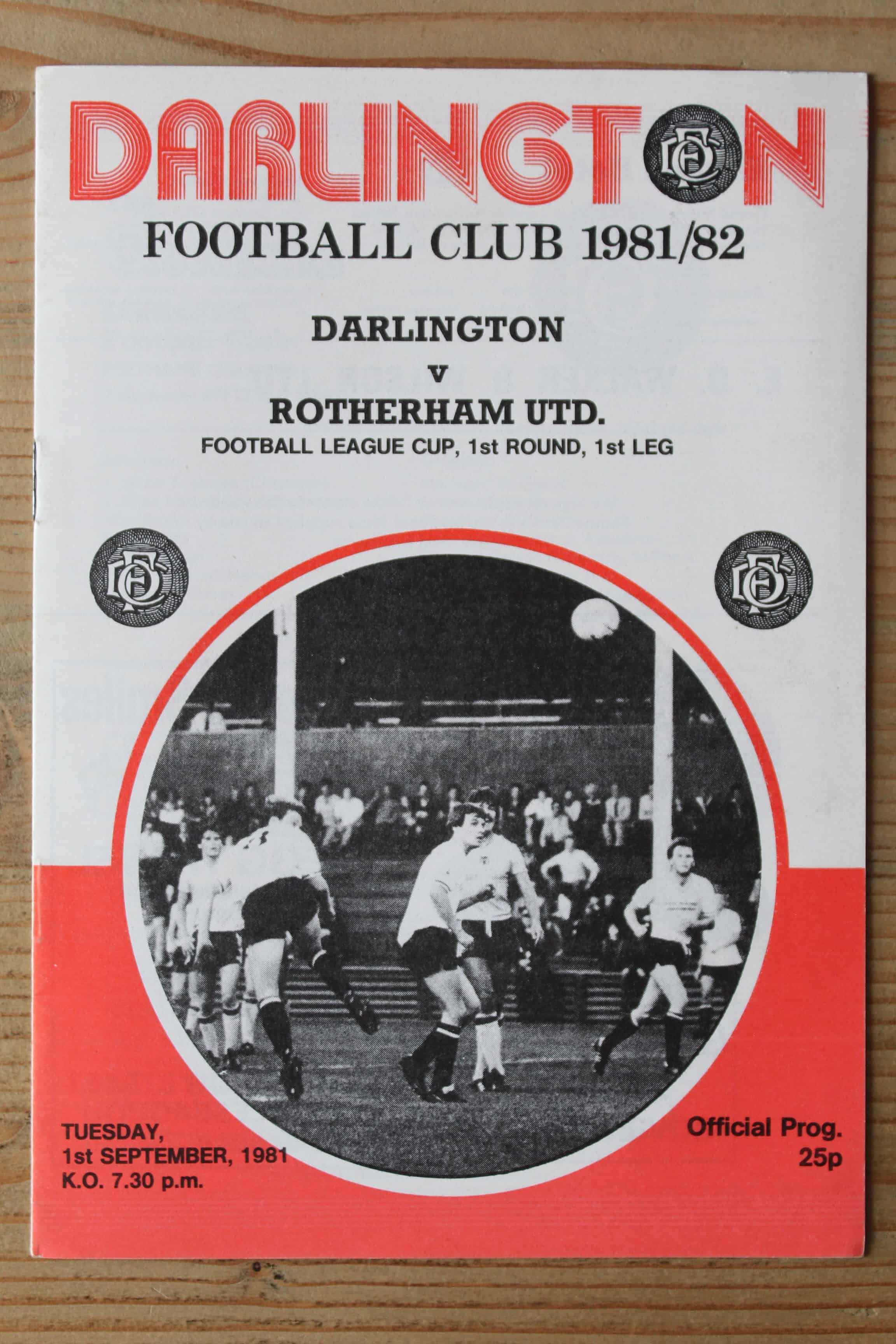 Darlington FC v Rotherham United FC