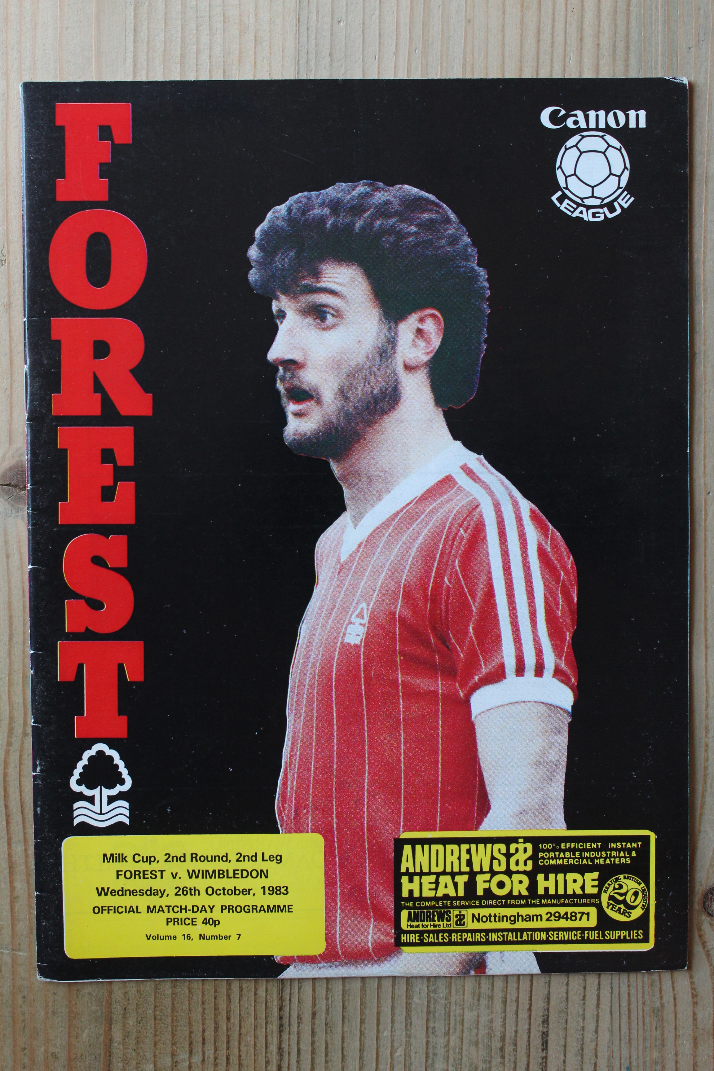 Nottingham Forest FC v Wimbledon