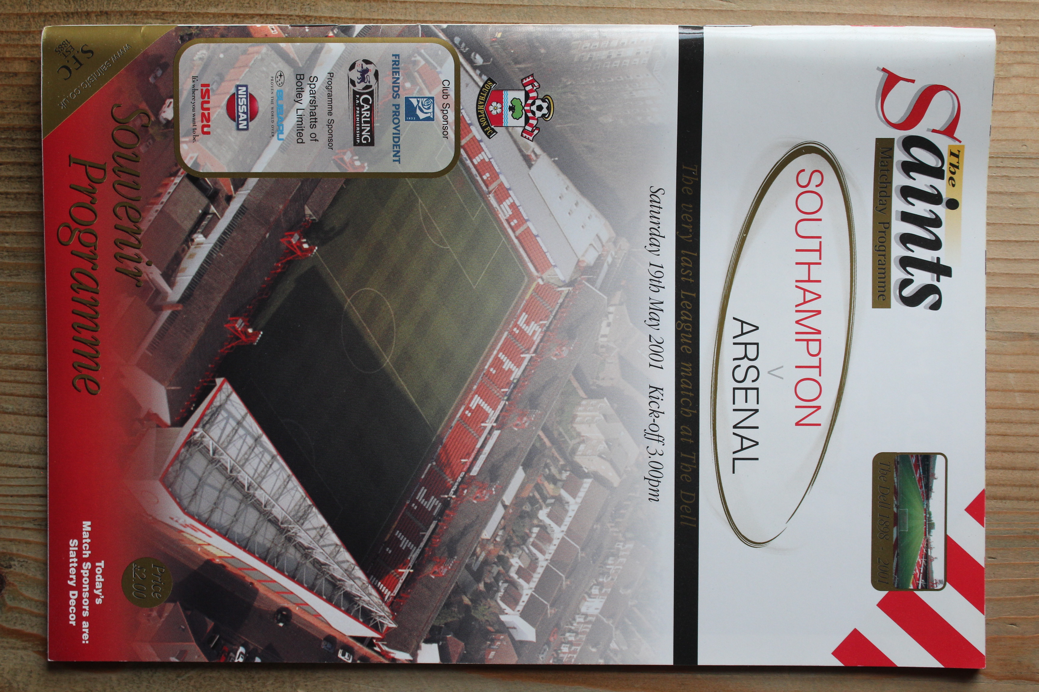 Southampton FC v Arsenal FC