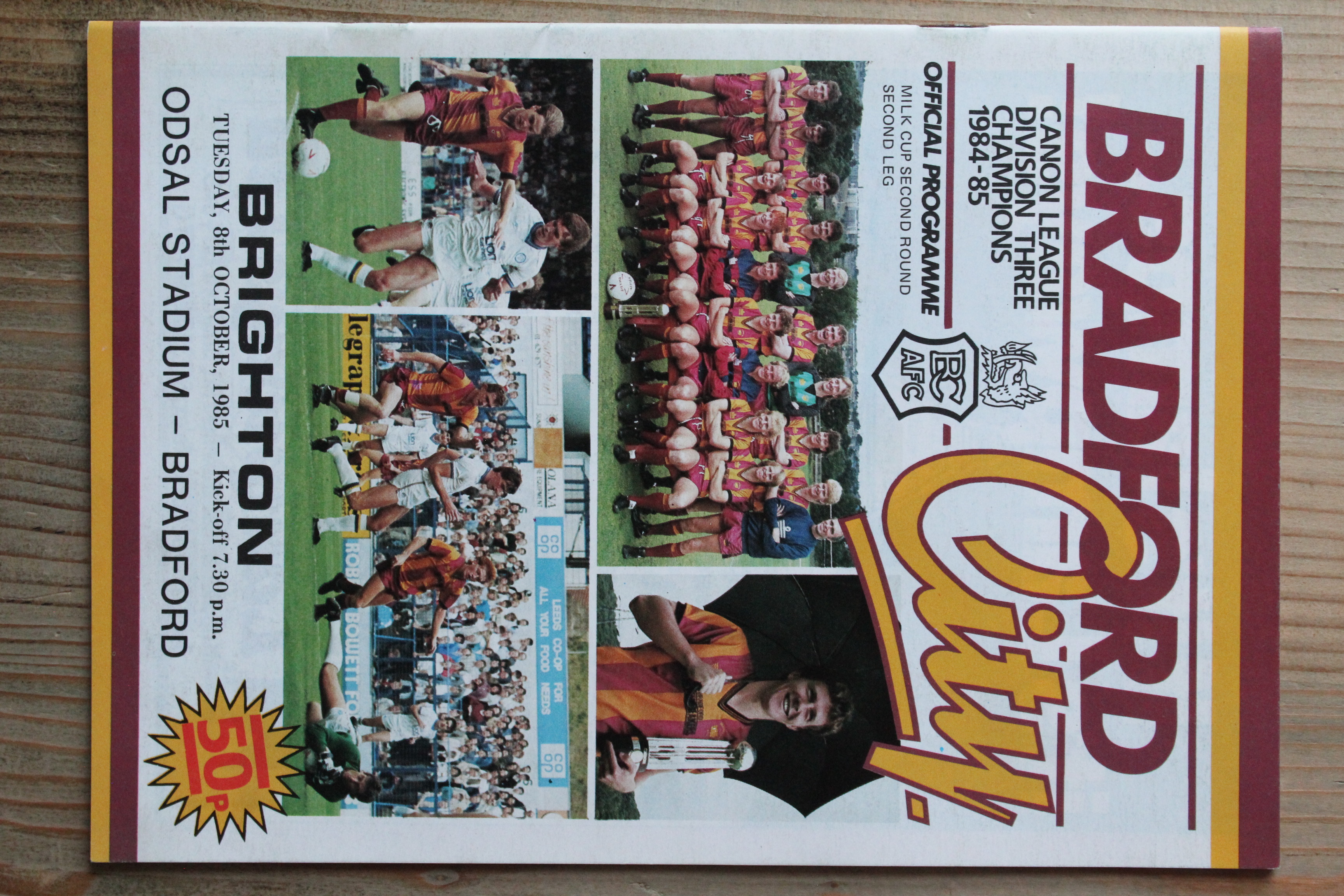 Bradford City FC v Brighton & Hove Albion FC
