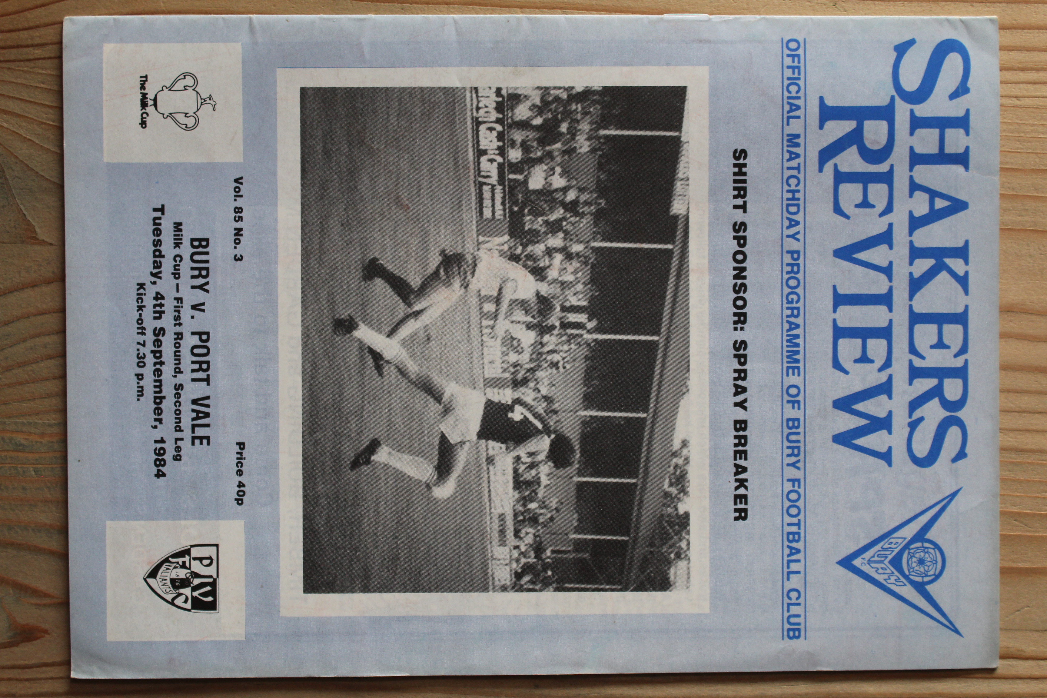 Bury FC v Port Vale FC