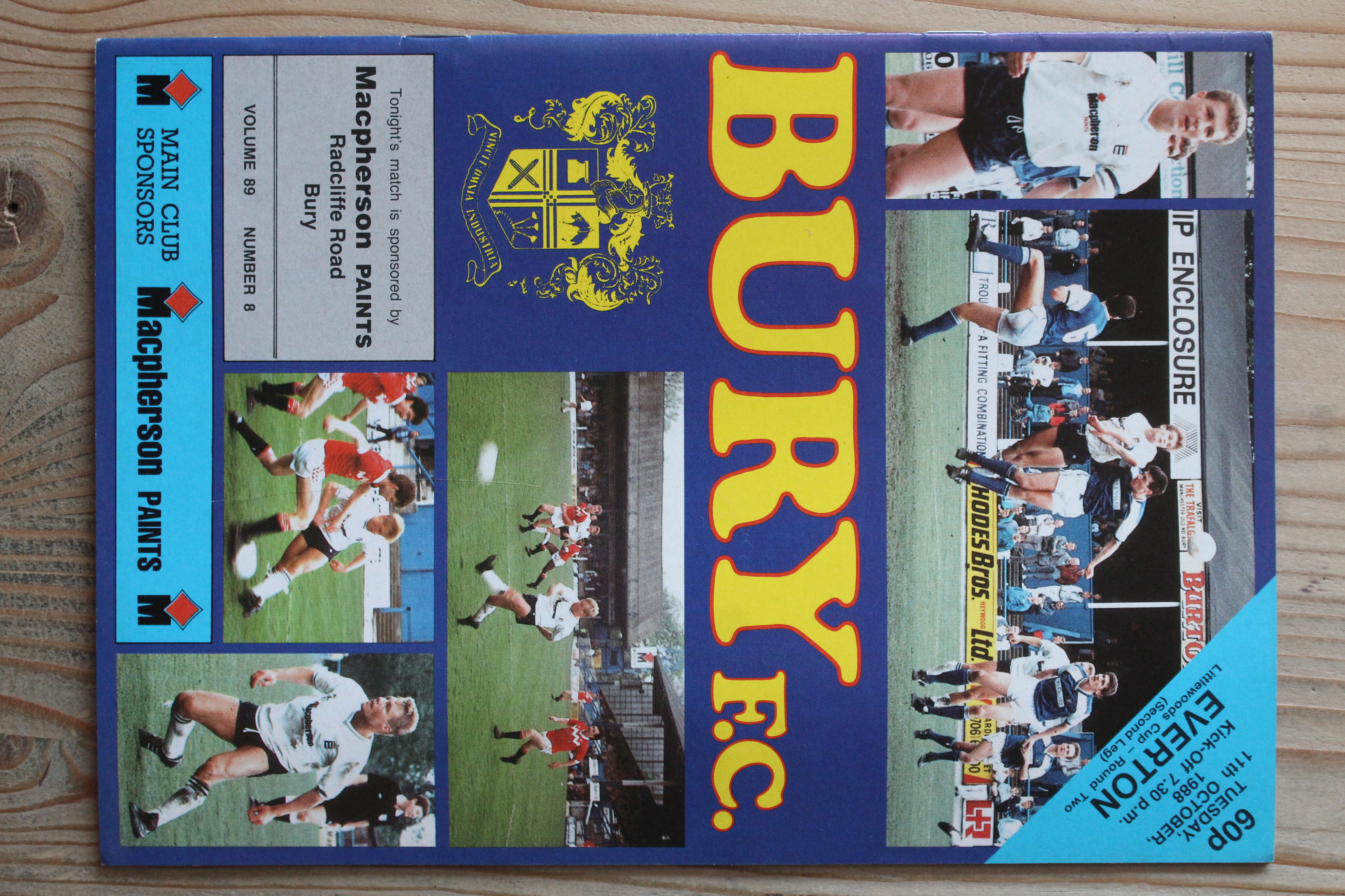 Bury FC v Everton FC