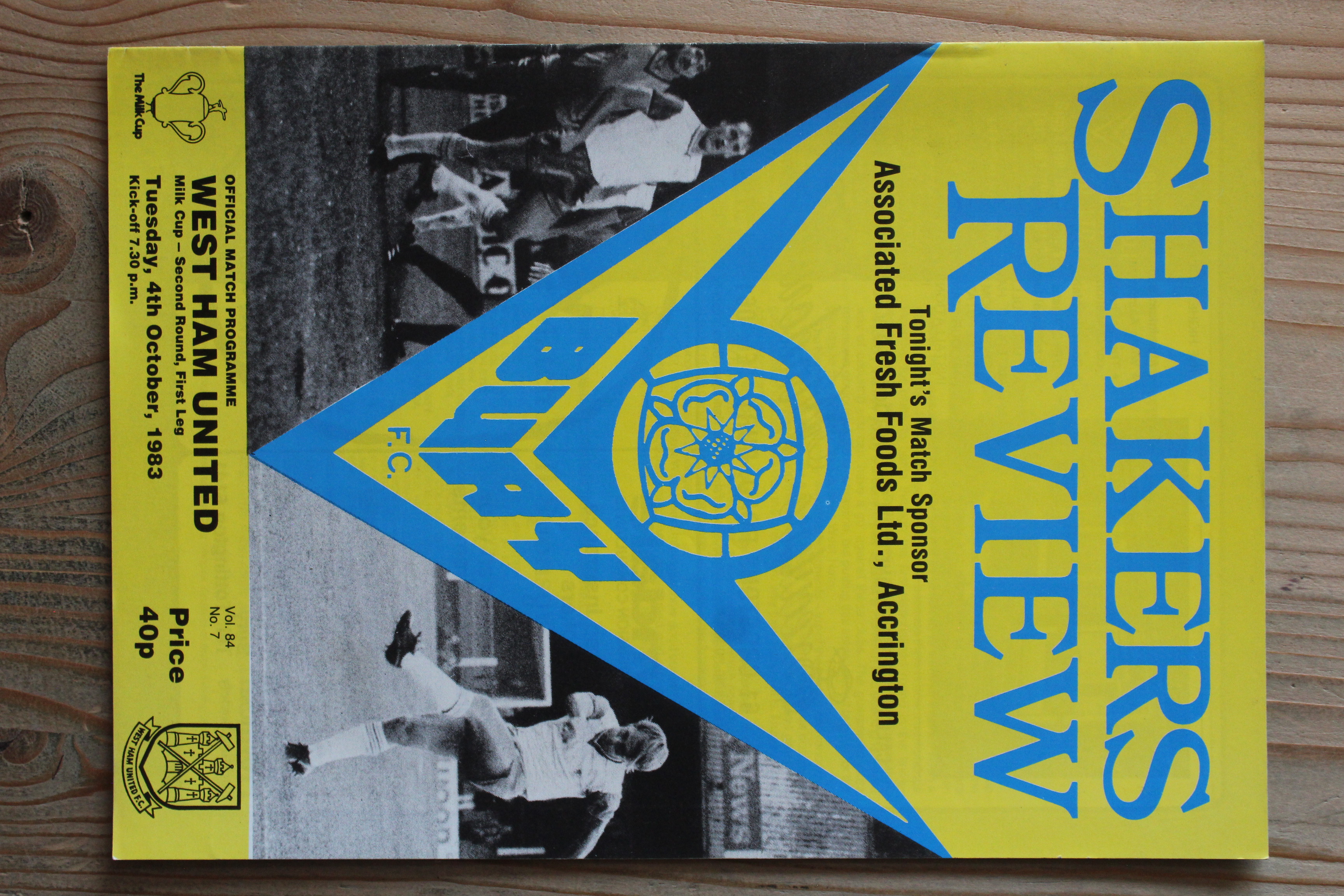 Bury FC v West Ham United FC