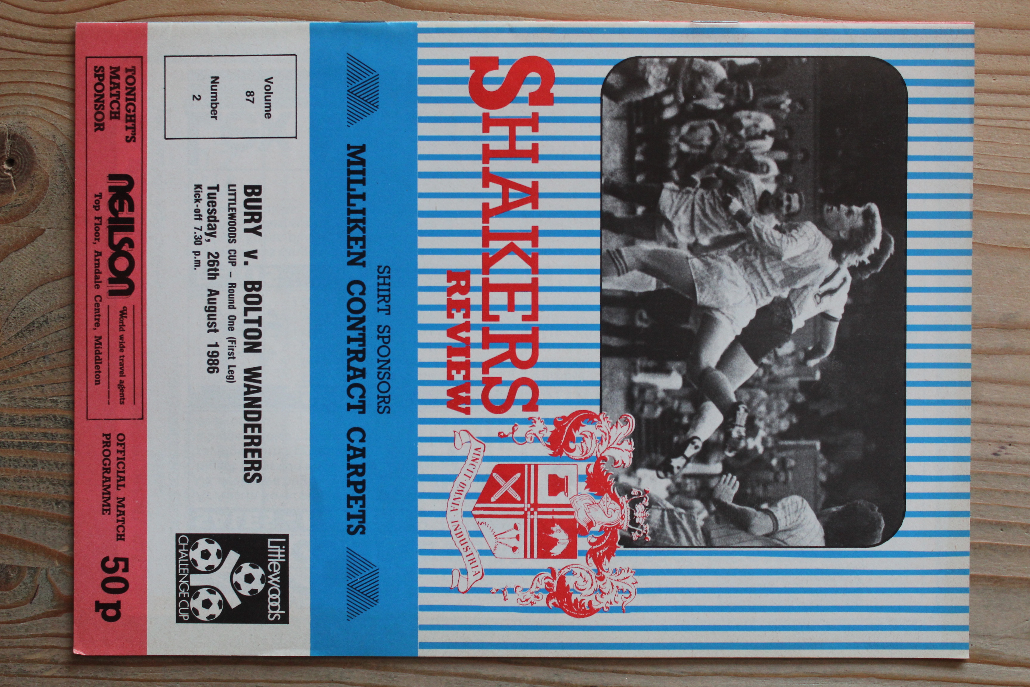 Bury FC v Bolton Wanderers FC