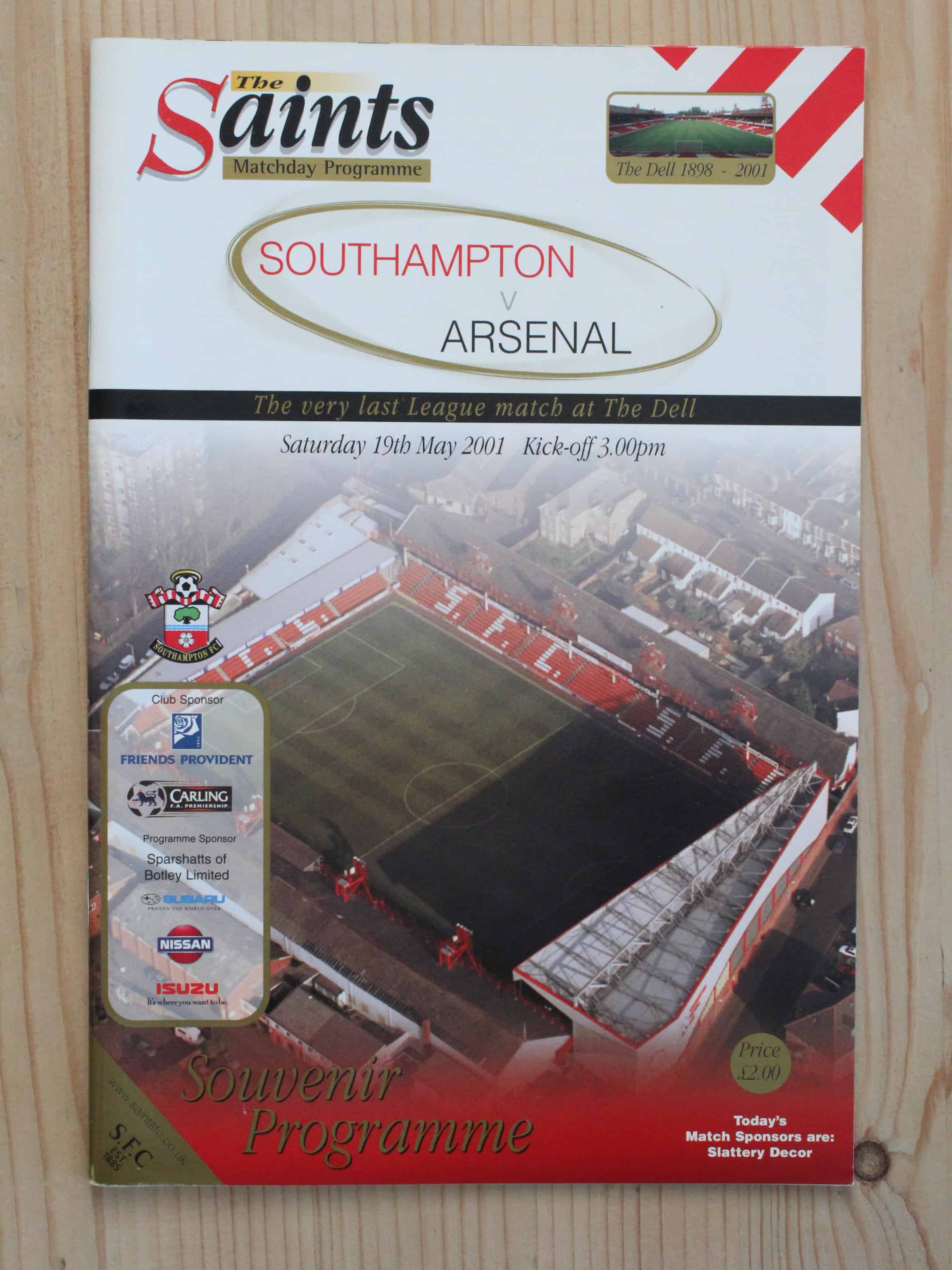 Southampton FC v Arsenal FC