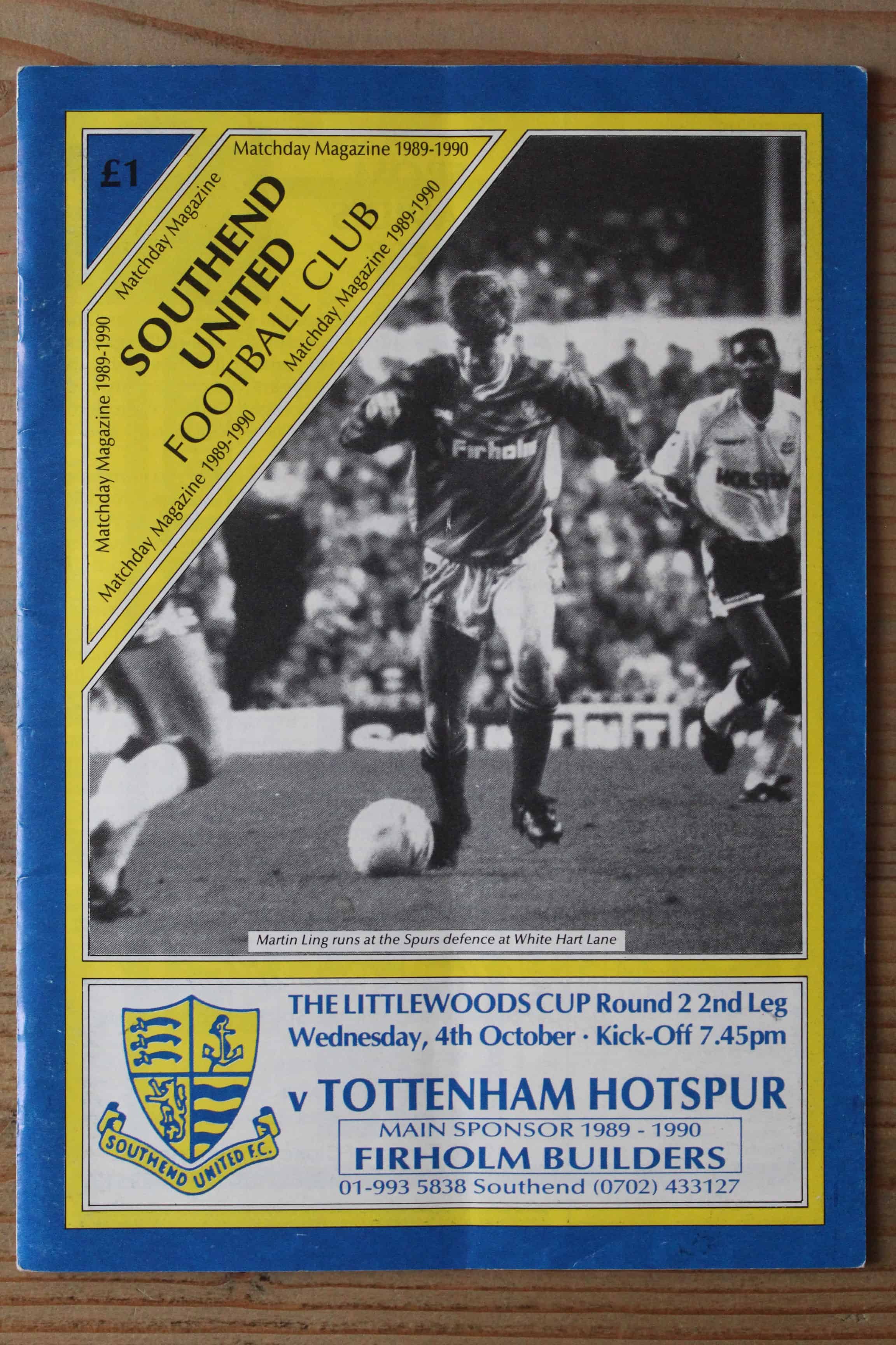 Southend United FC v Tottenham Hotspur FC