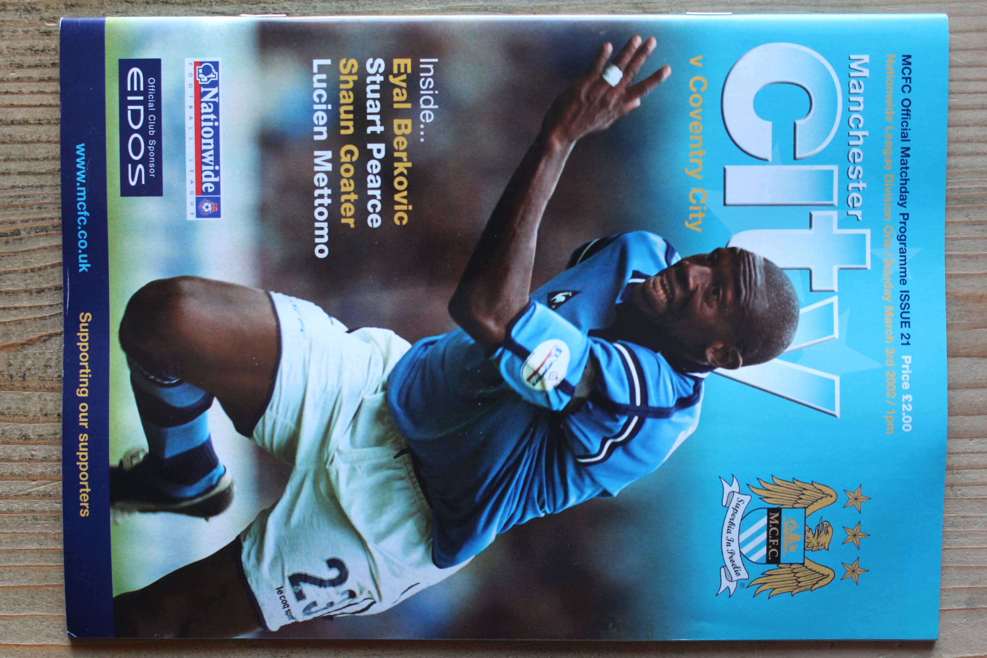 Manchester City FC v Coventry City FC
