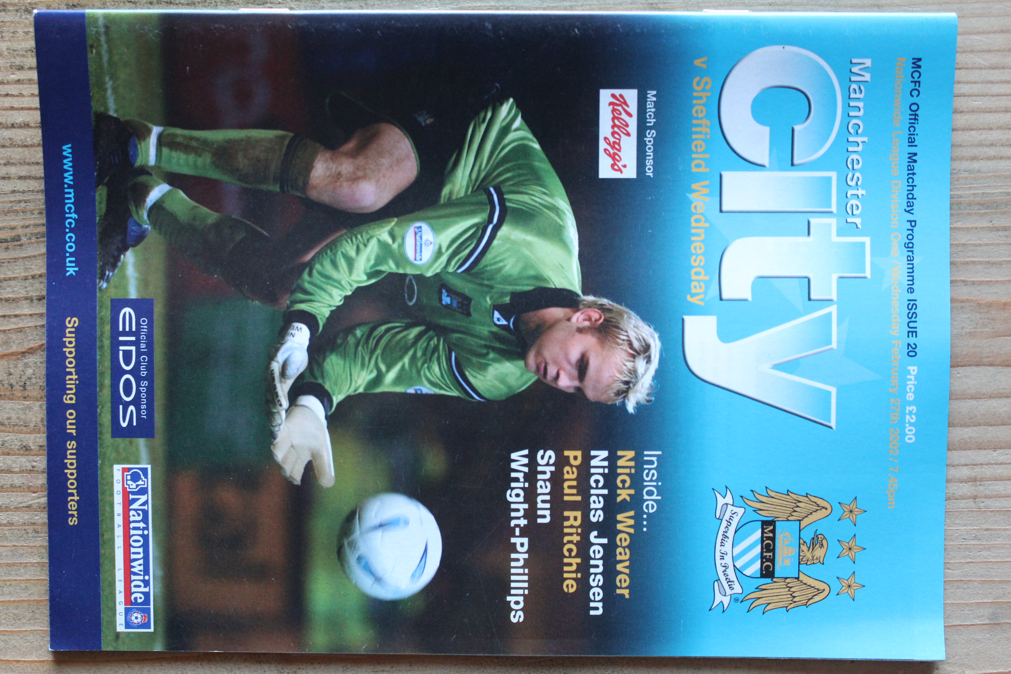 Manchester City FC v Sheffield Wednesday FC 