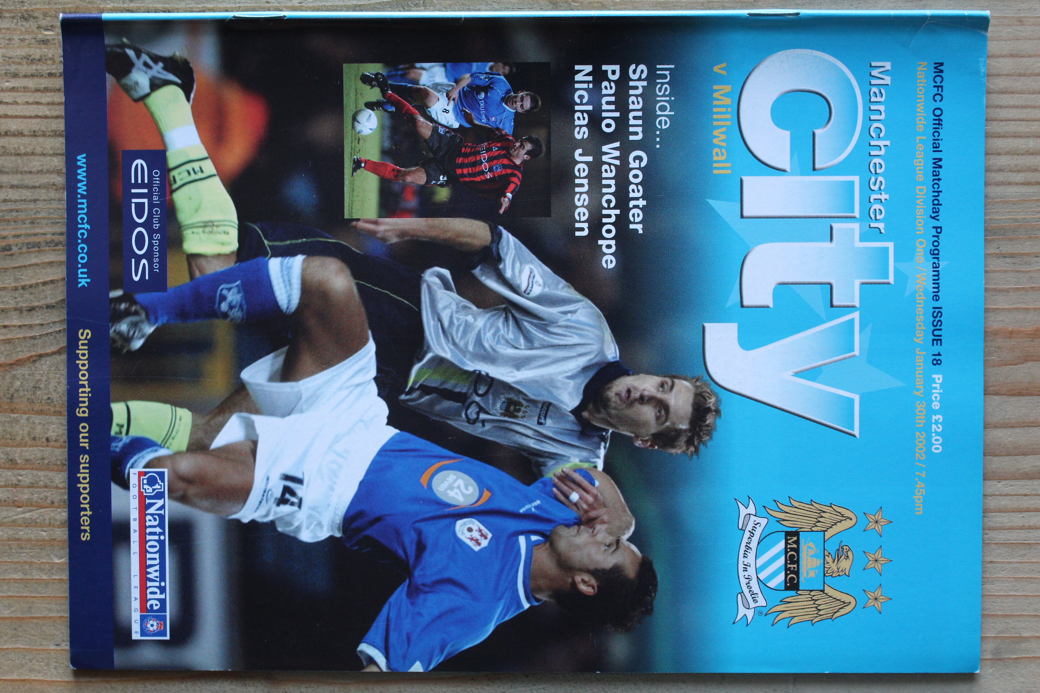 Manchester City FC v Millwall FC