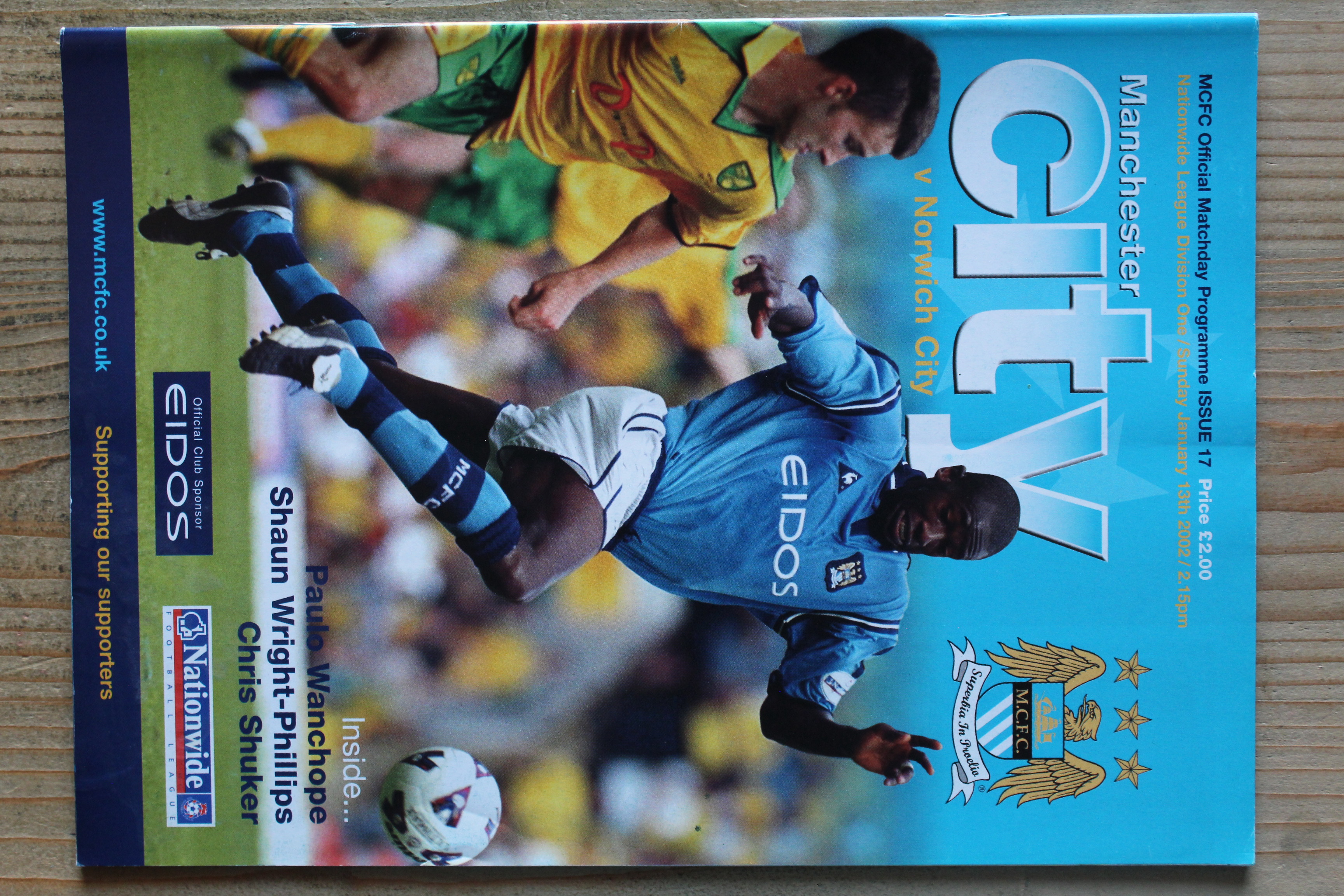 Manchester City FC v Norwich City FC