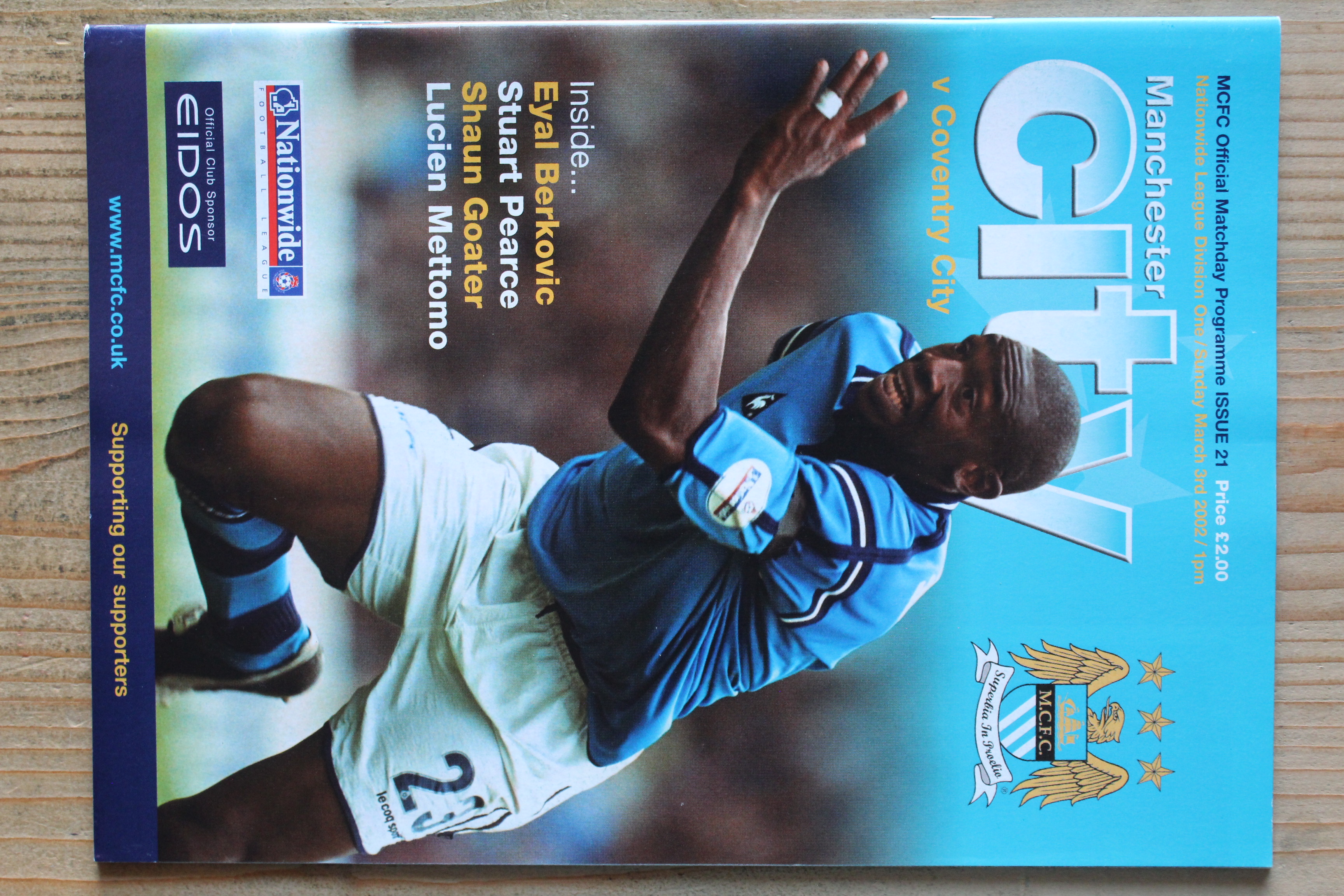 Manchester City FC v Coventry City FC