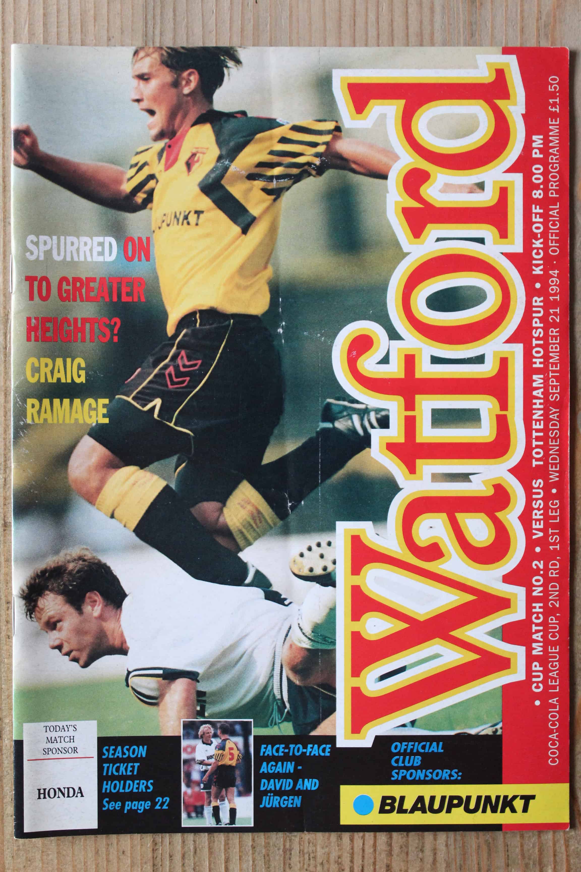 Watford FC v Tottenham Hotspur FC