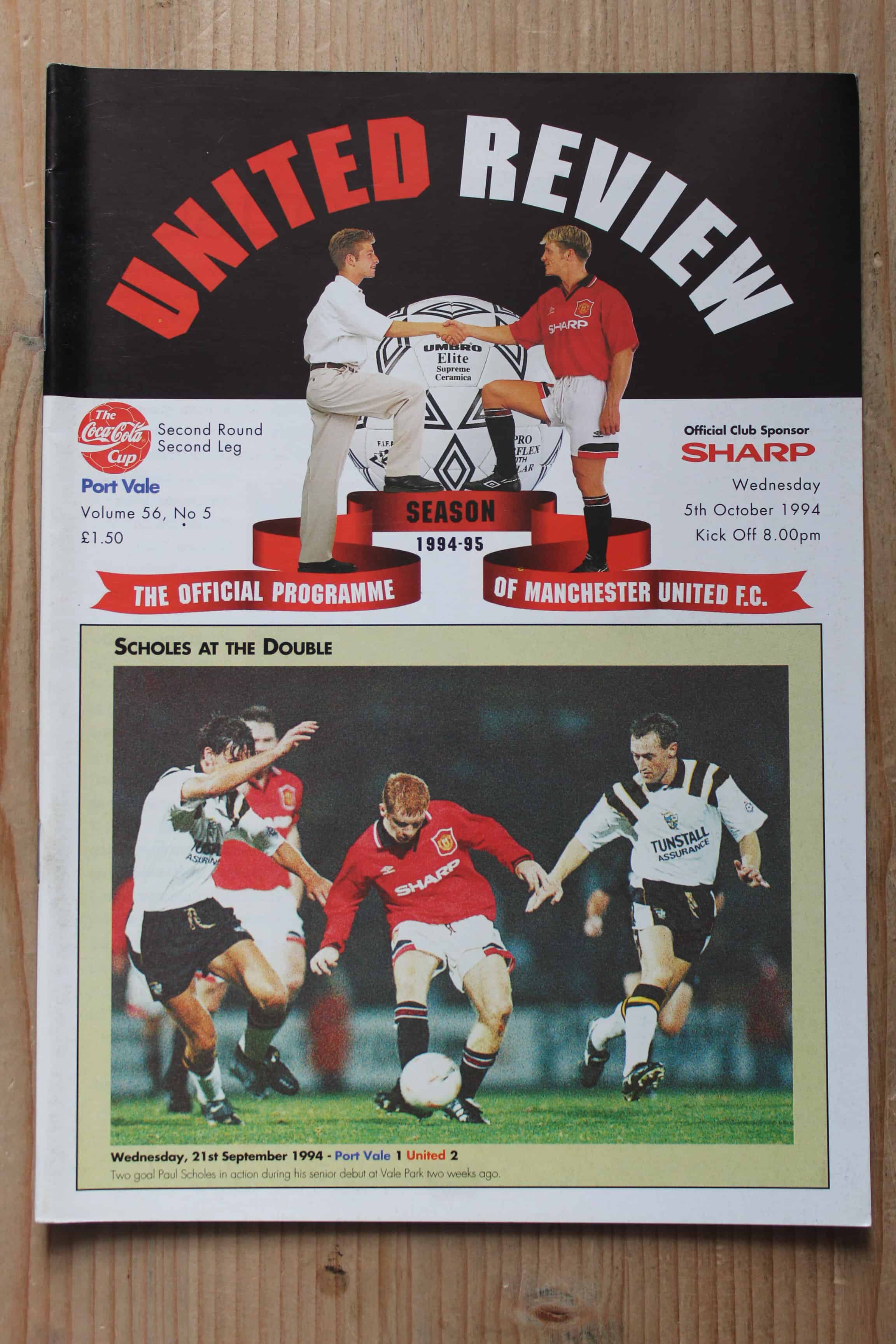 Manchester United FC v Port Vale FC