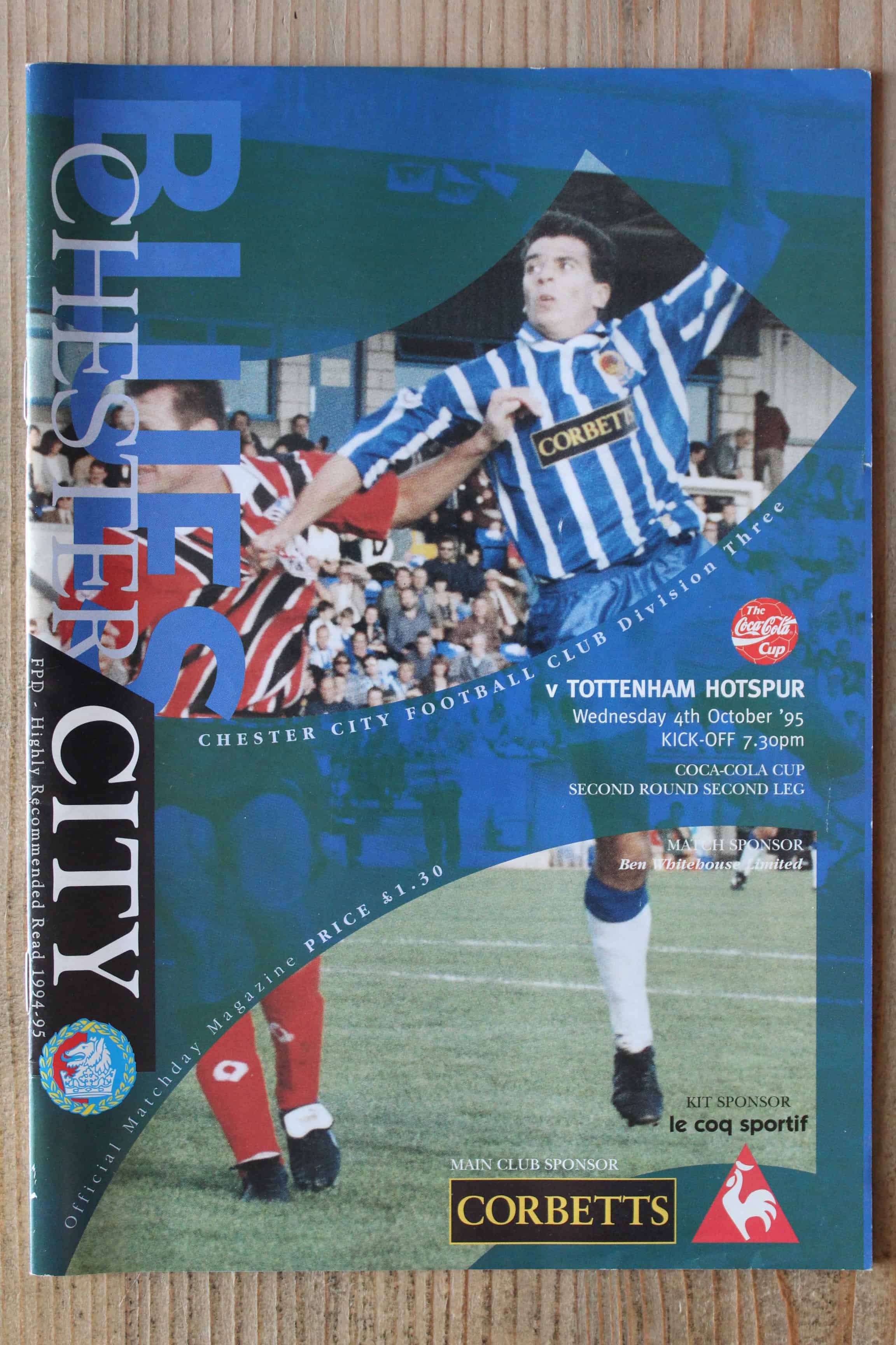 Chester City FC v Tottenham Hotspur FC