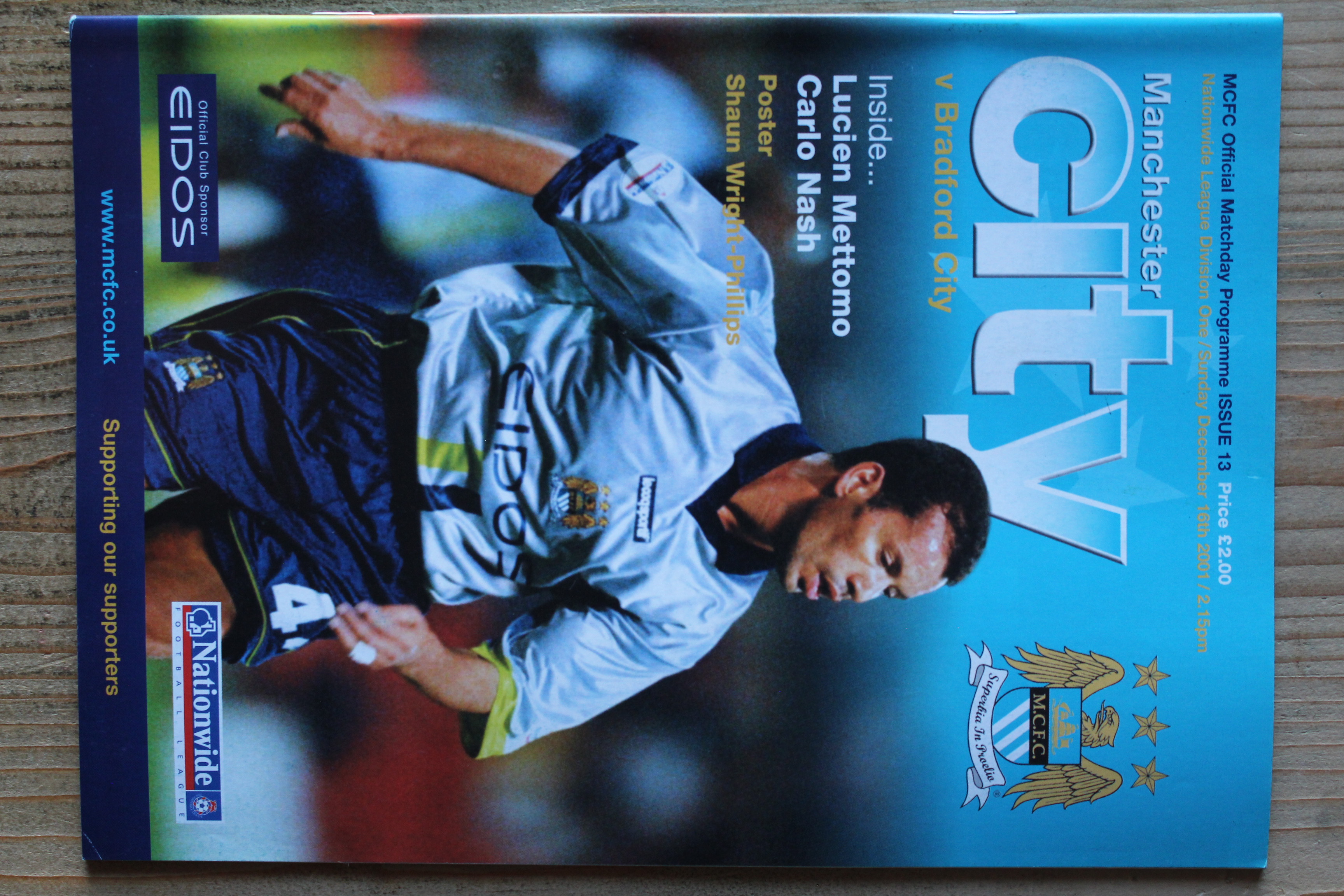 Manchester City FC v Bradford City FC