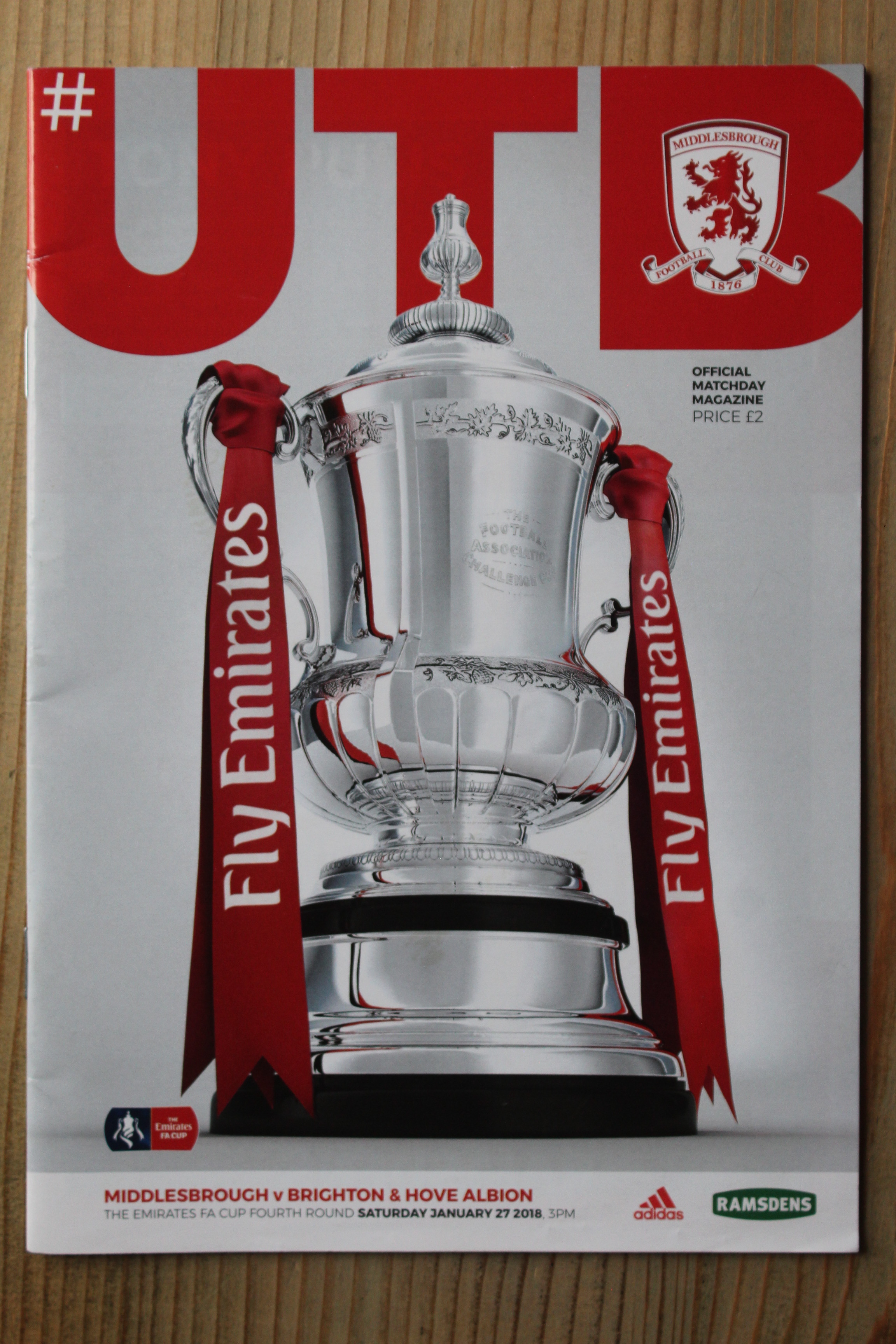 Middlesbrough FC v Brighton & Hove Albion FC