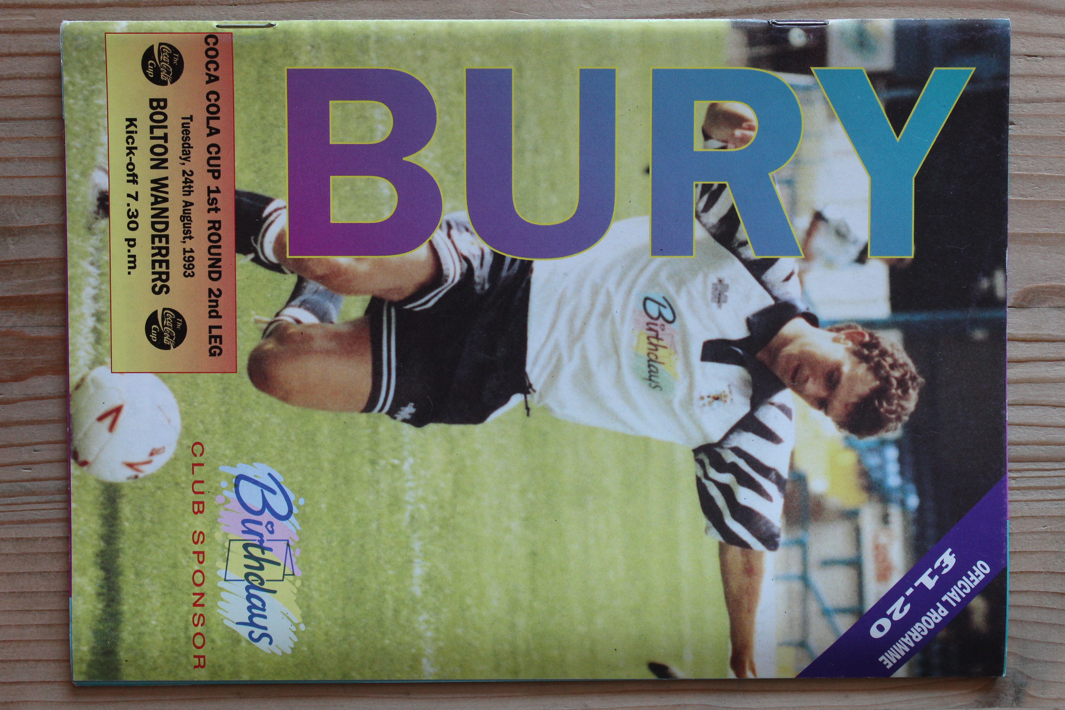 Bury FC v Bolton Wanderers FC
