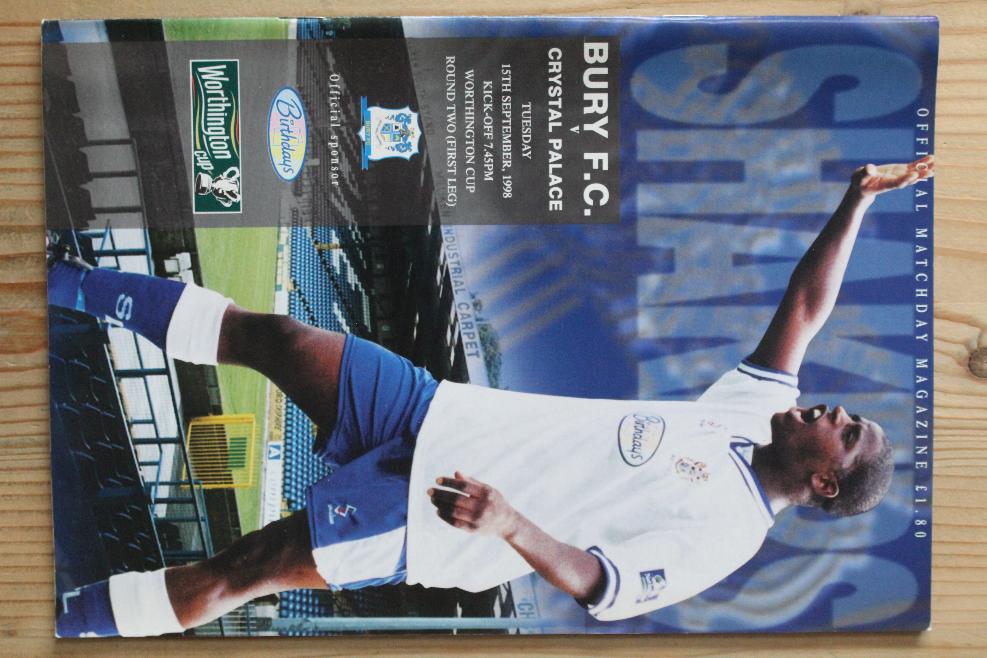 Bury FC v Crystal Palace FC