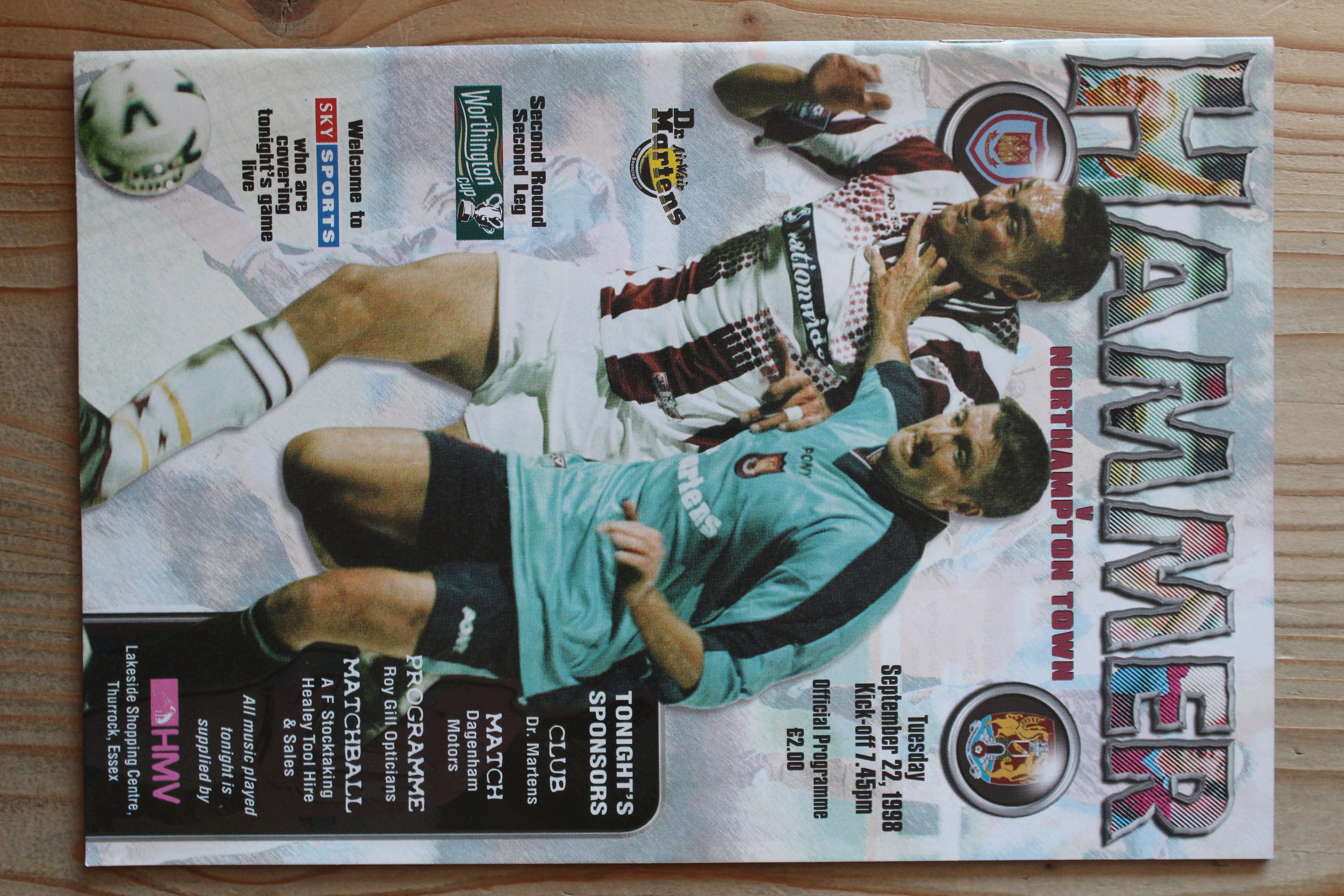 West Ham United FC v Northampton Town FC